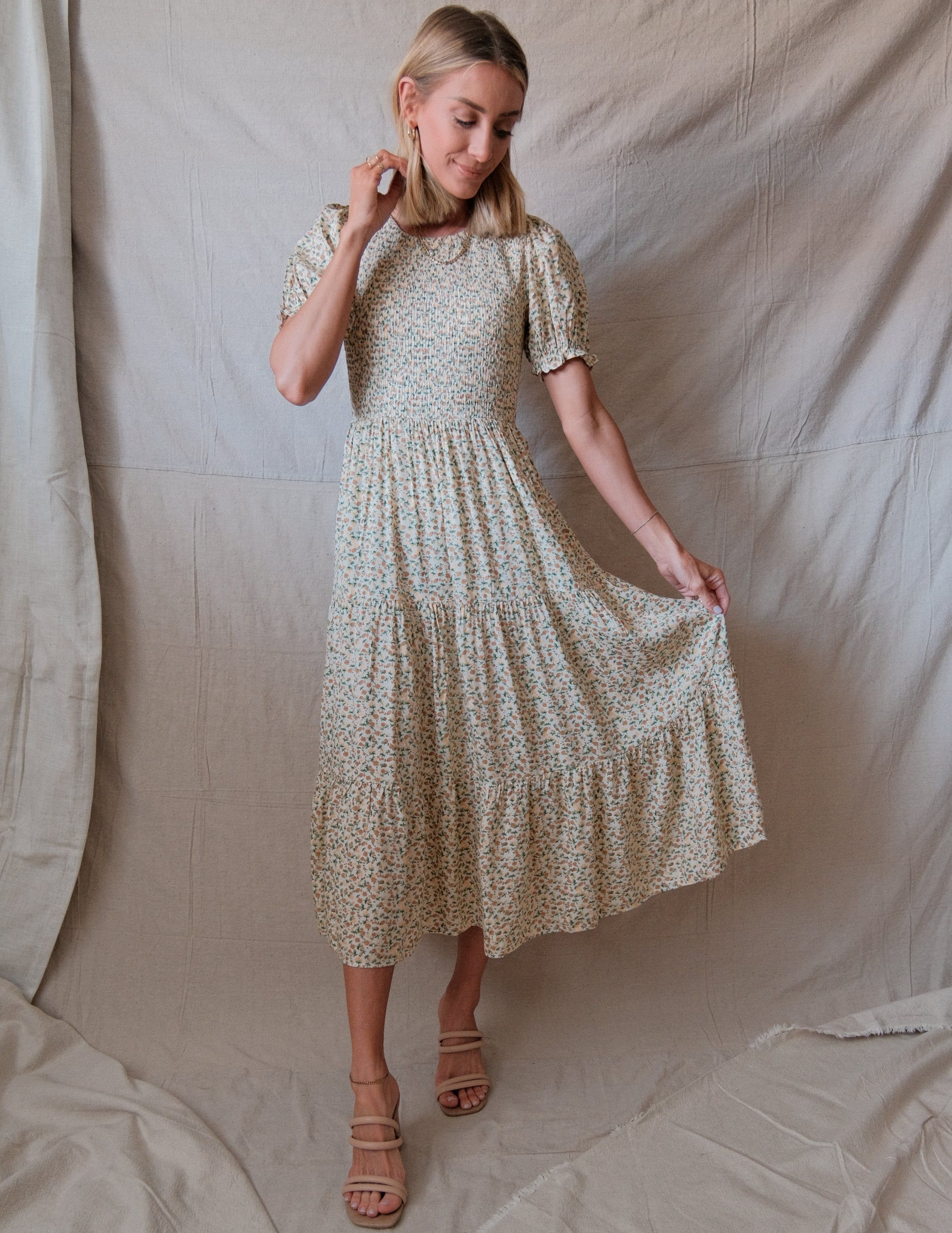 Lauralee Floral Midi Dress *COMING SOON* sold by Shop Stevie