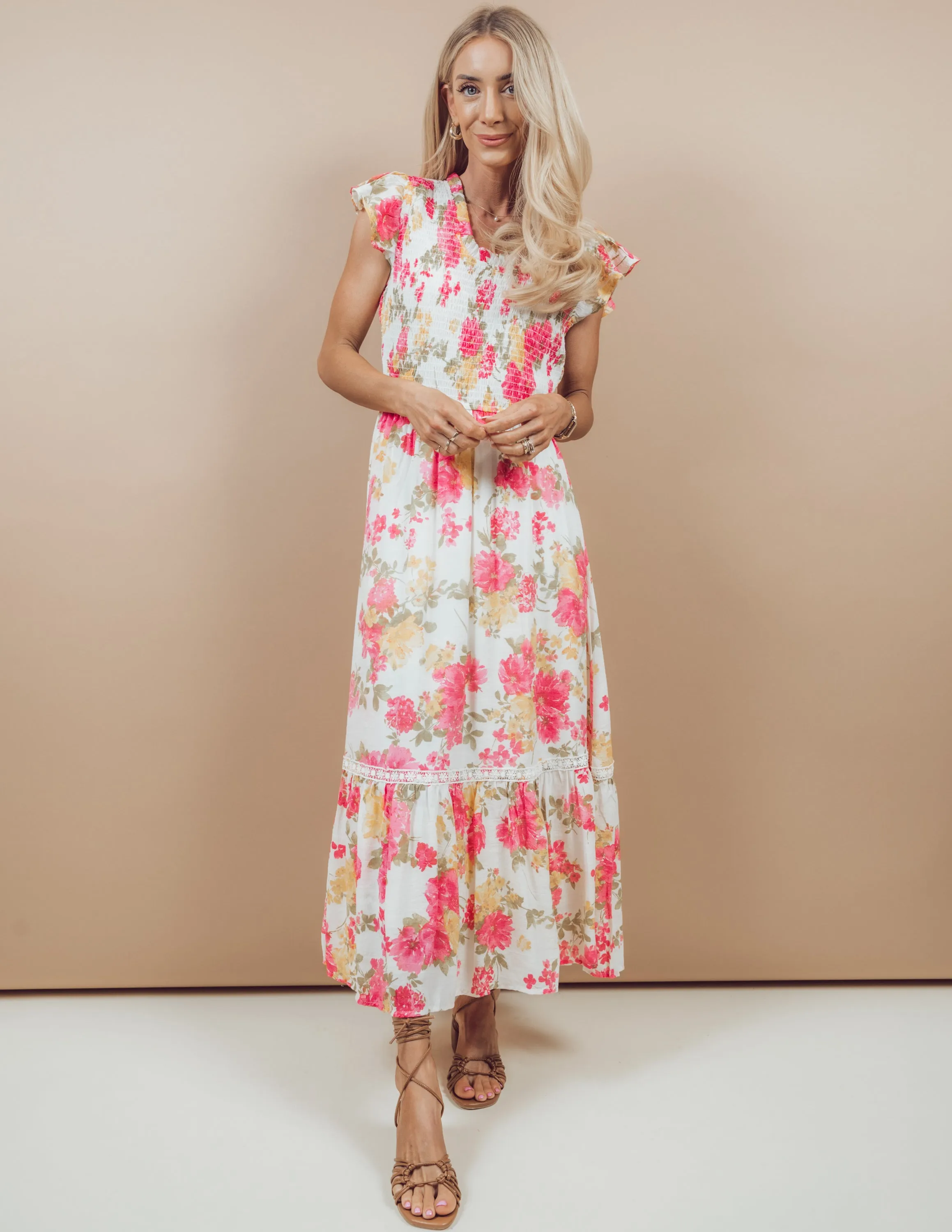 Elanora Floral Midi Dress sold by Shop Stevie product image thumbnail 2