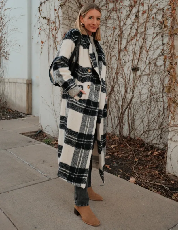 Hollis Plaid Trench Coat sold by Shop Stevie