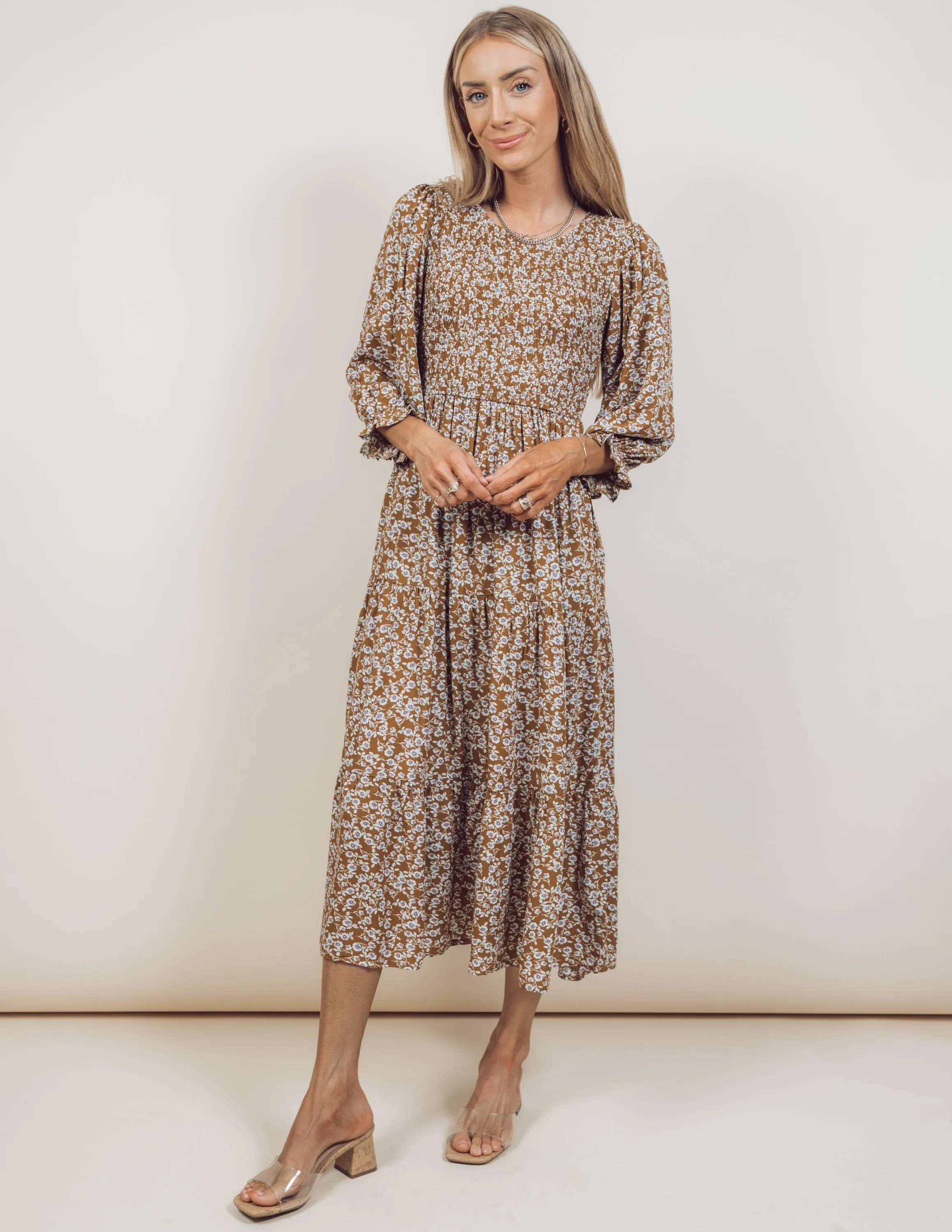 Collins Floral Midi Dress sold by Shop Stevie product image thumbnail 2