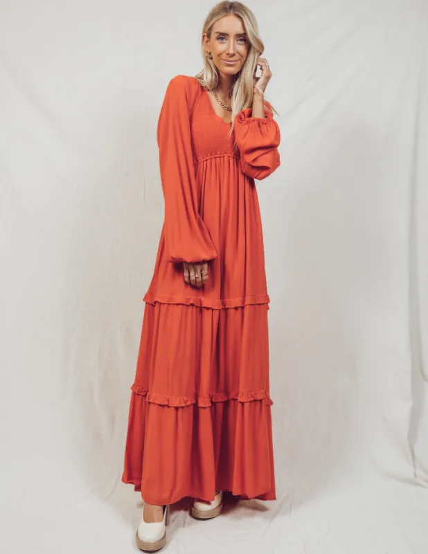 Claudia Ruffle Dress sold by Shop Stevie