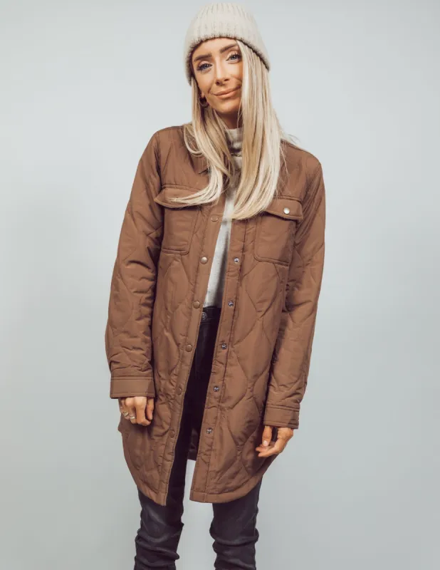 Anders Long Line Jacket sold by Shop Stevie