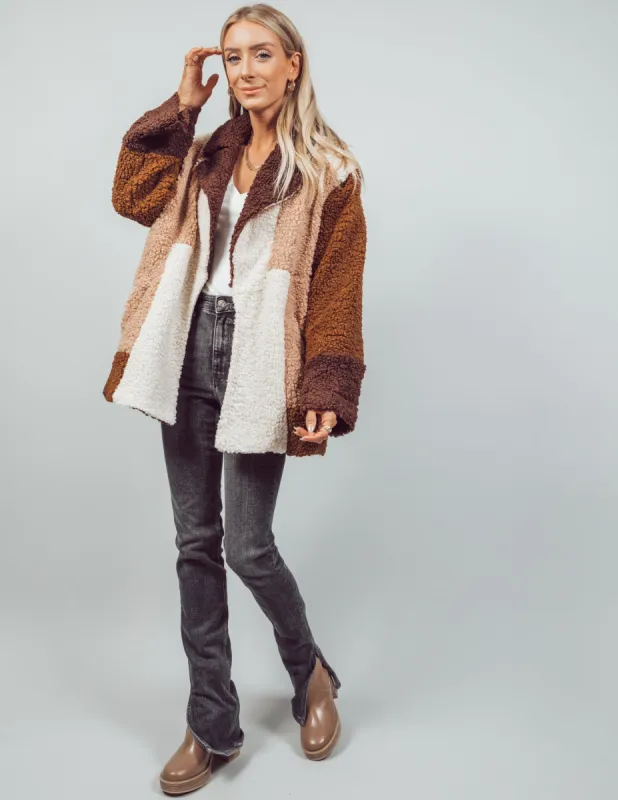 Sahara Sherpa Jacket sold by Shop Stevie