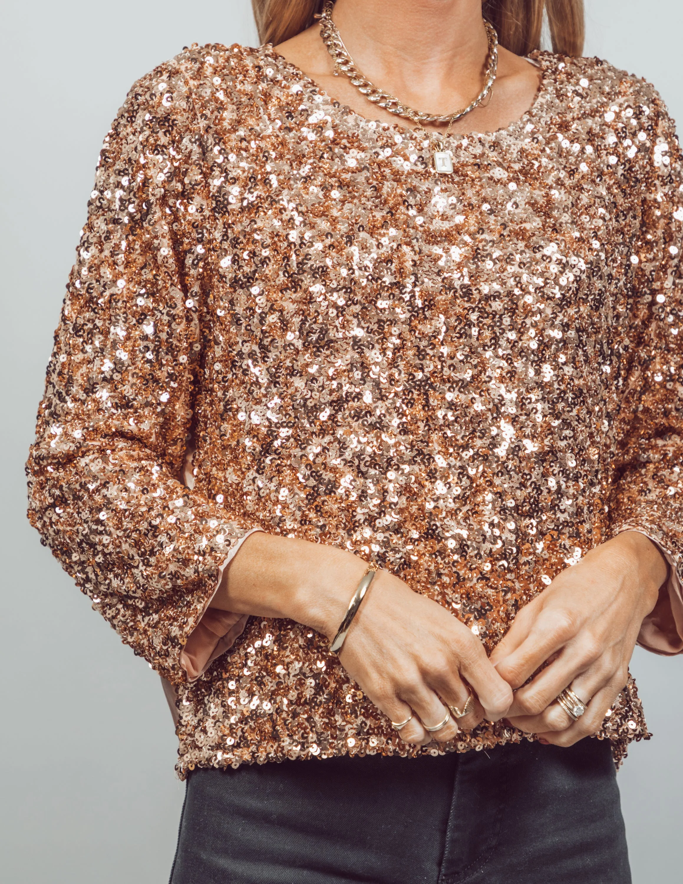 Eve Sequin Top sold by Shop Stevie product image thumbnail 5