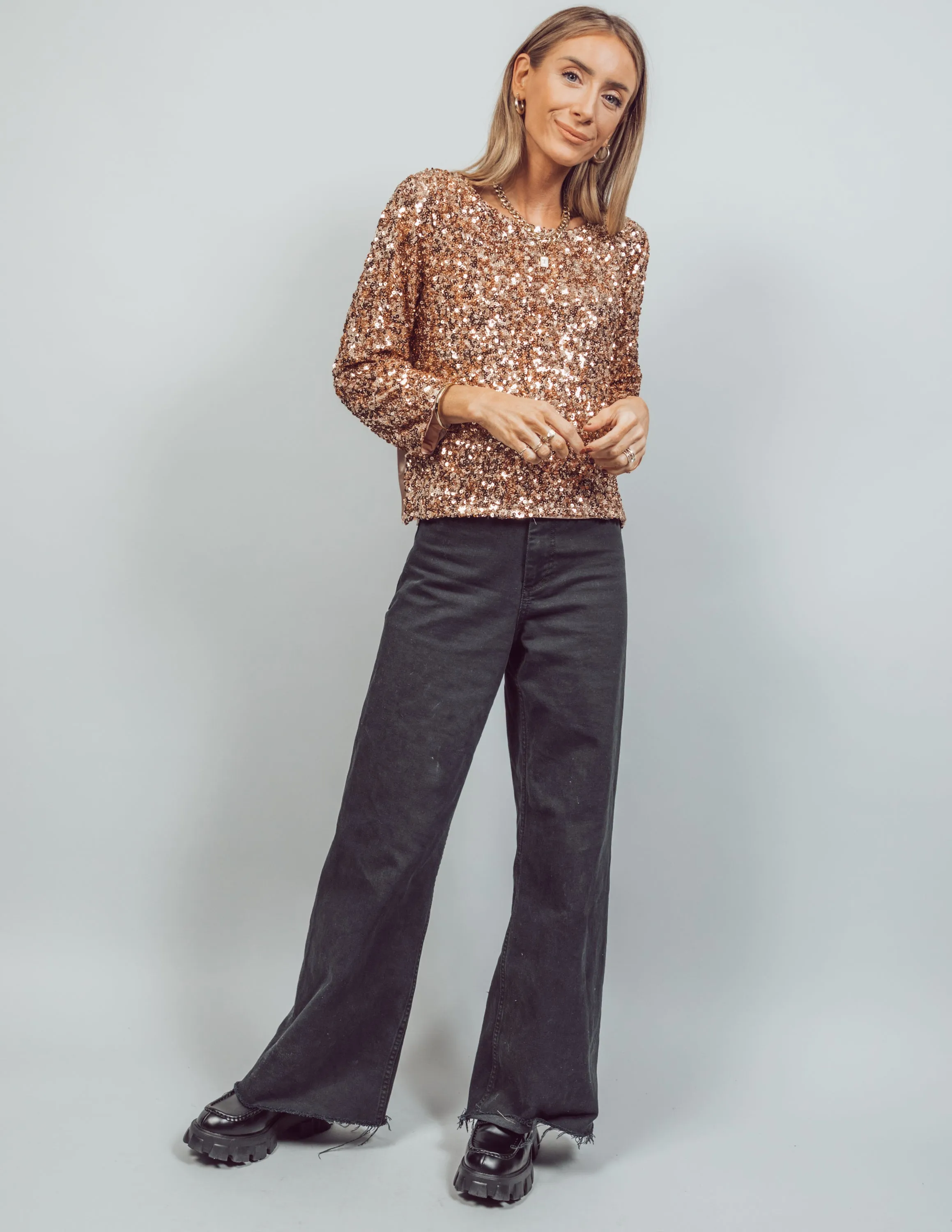 Eve Sequin Top sold by Shop Stevie