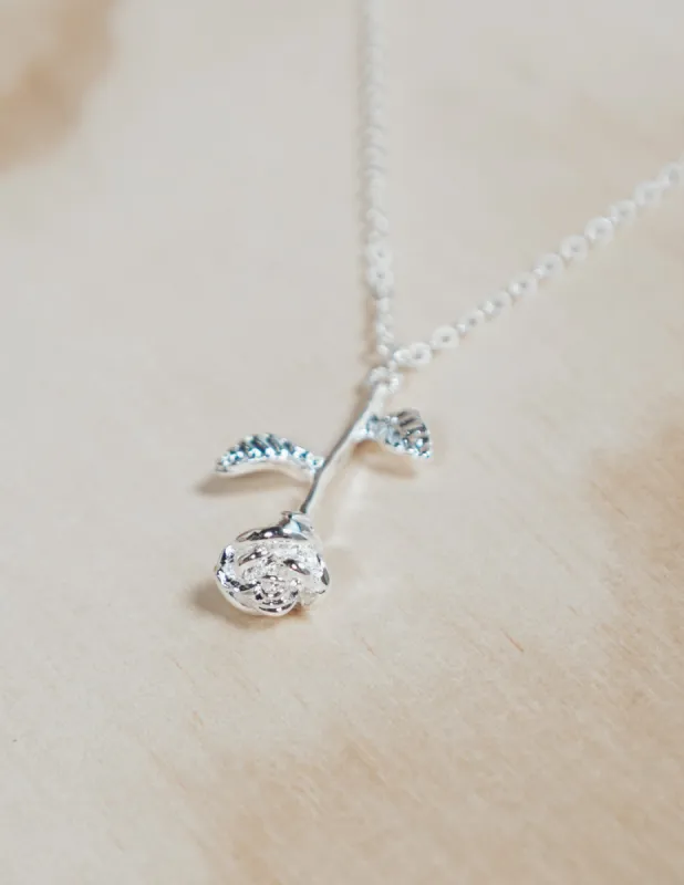Rose Pendant Necklace sold by Shop Stevie