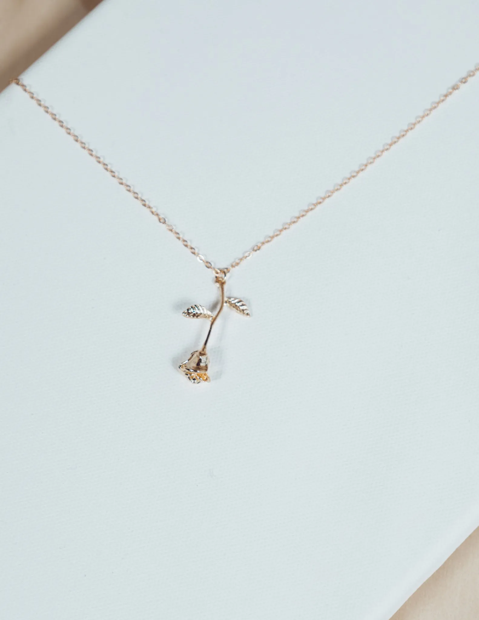 Rose Pendant Necklace sold by Shop Stevie product image thumbnail 3