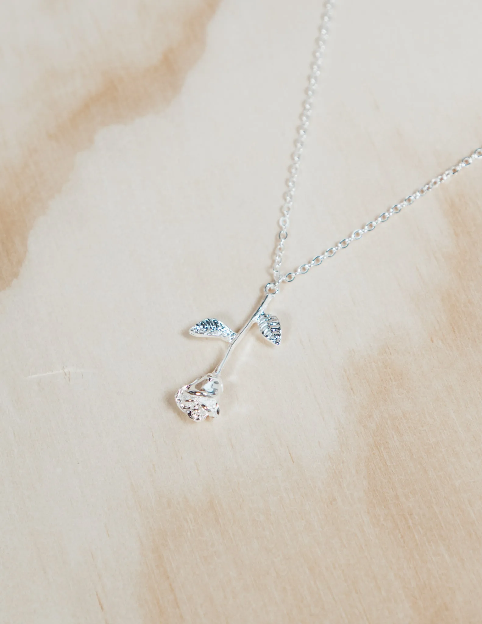 Rose Pendant Necklace sold by Shop Stevie product image thumbnail 4