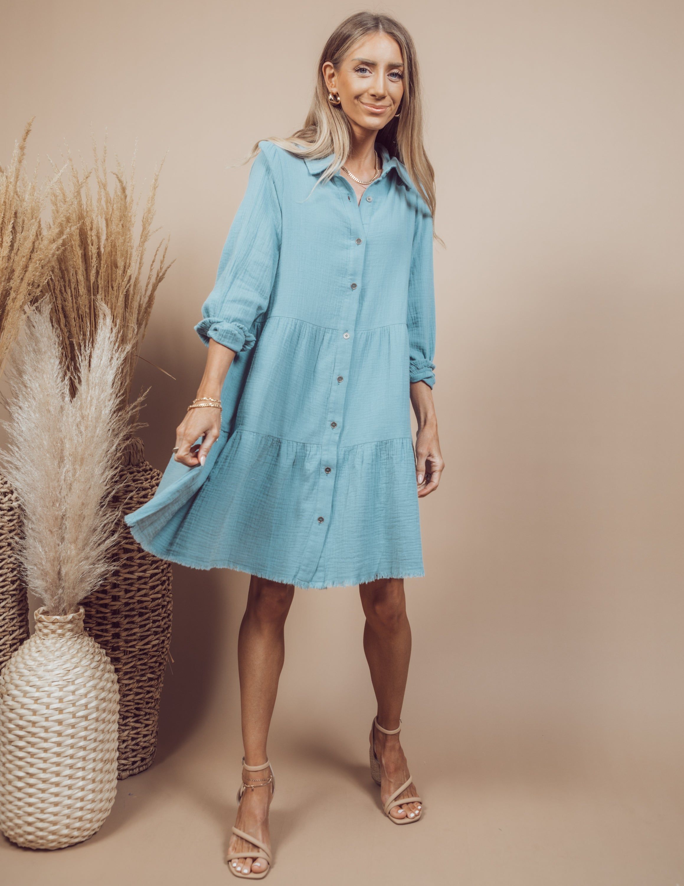 Raina Button Down Dress sold by Shop Stevie product image thumbnail 2