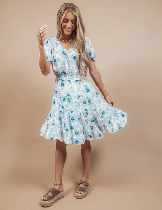 Della Floral Dress sold by Shop Stevie