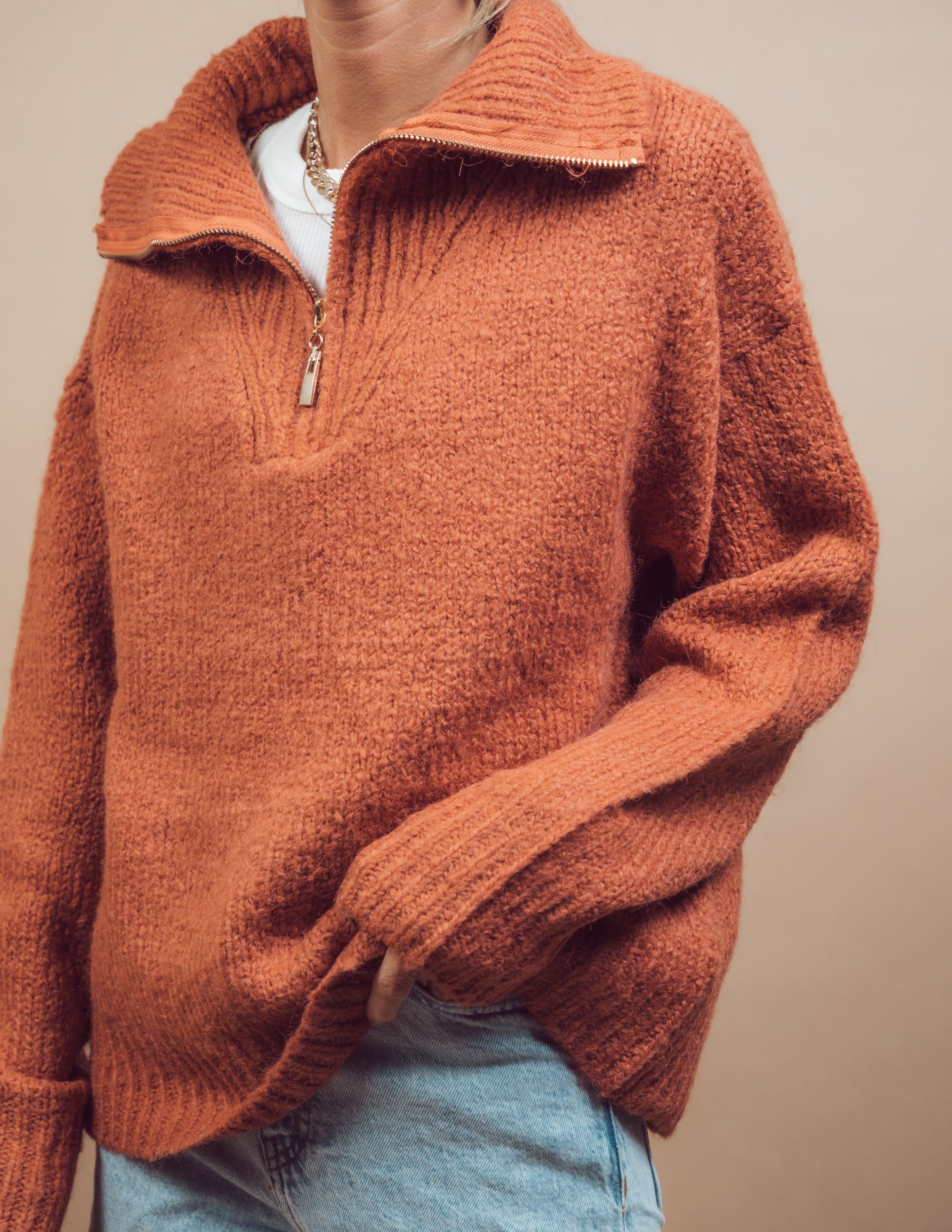 Fiona Quarter Zip Pullover sold by Shop Stevie product image thumbnail 5