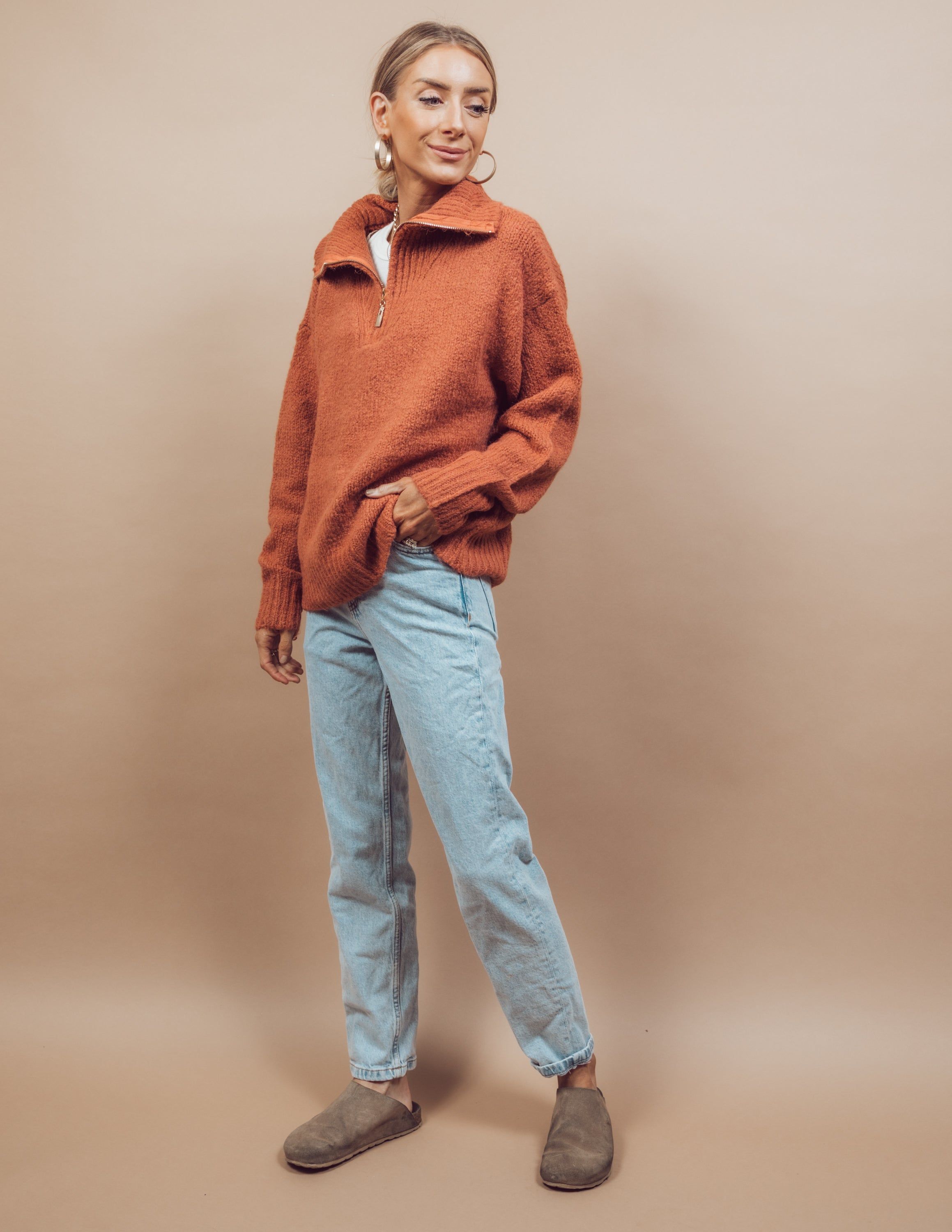 Fiona Quarter Zip Pullover sold by Shop Stevie product image thumbnail 2