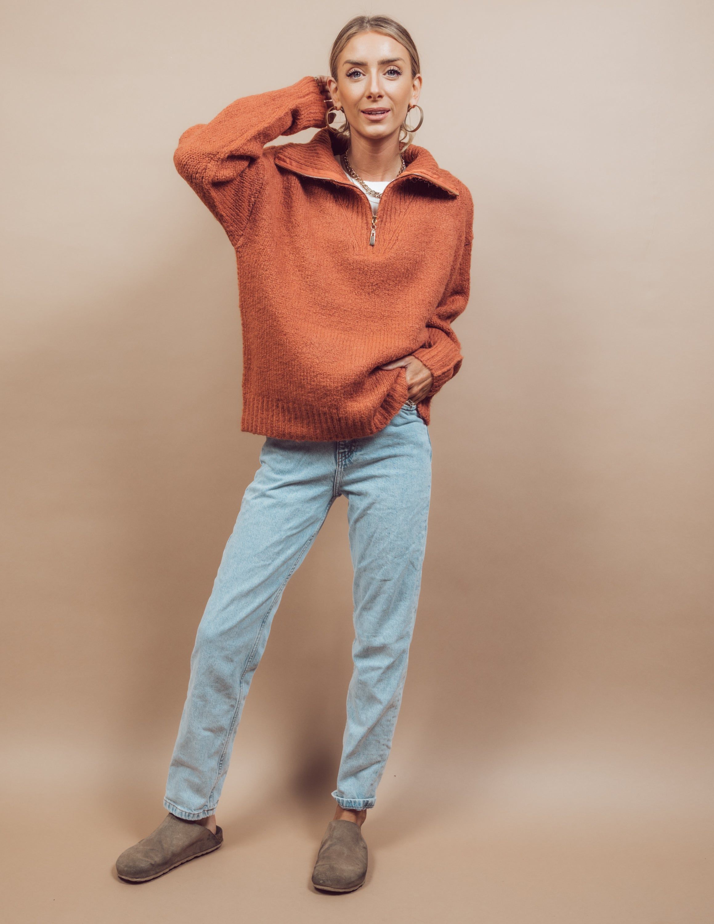 Fiona Quarter Zip Pullover sold by Shop Stevie product image thumbnail 3