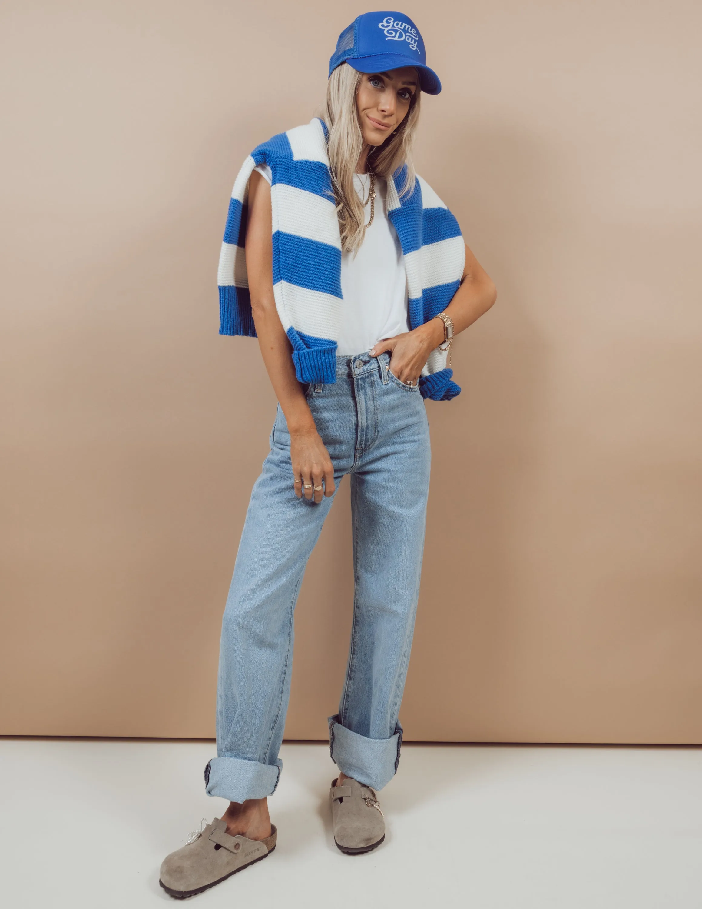 Game Day Striped Sweater sold by Shop Stevie product image thumbnail 2