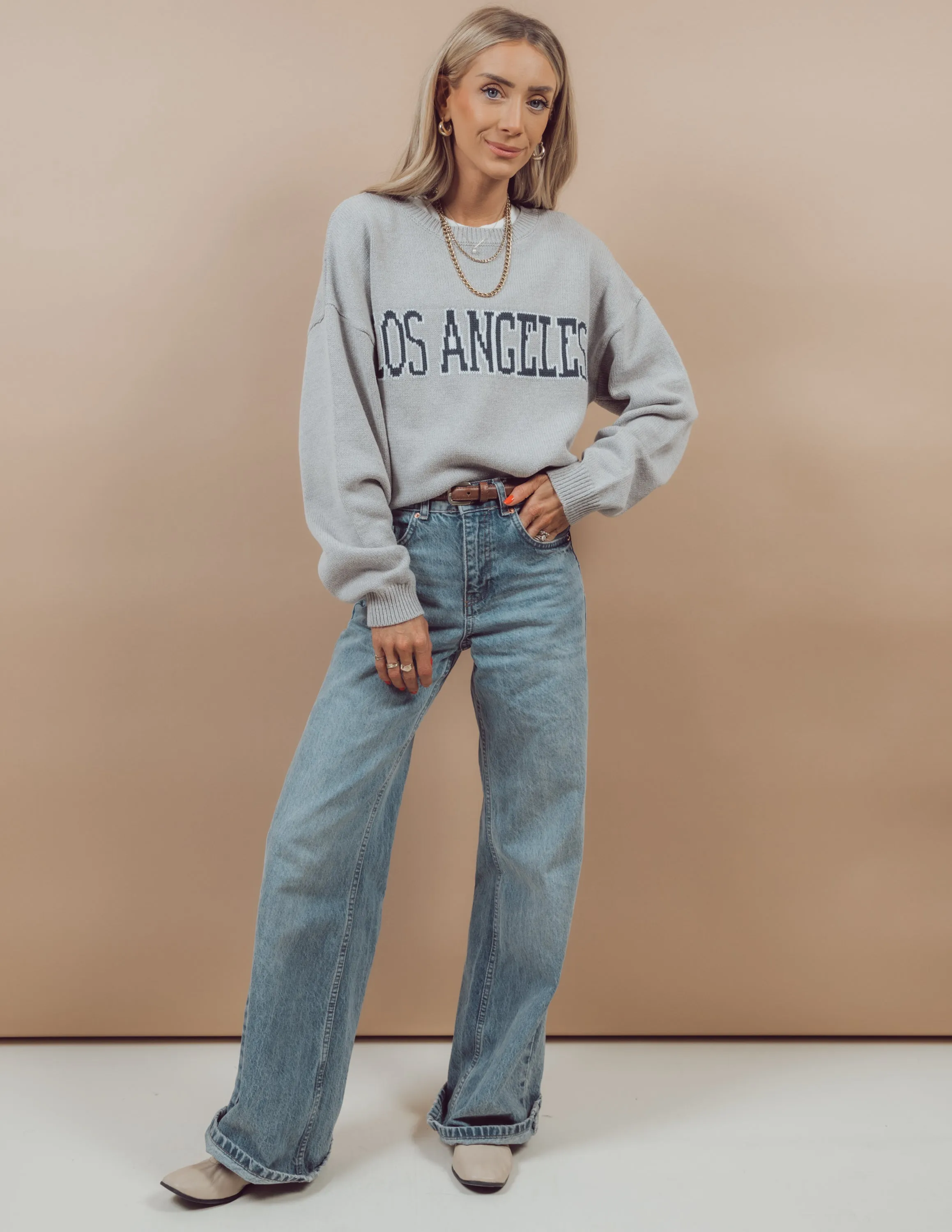 Los Angeles Crewneck sold by Shop Stevie product image thumbnail 2