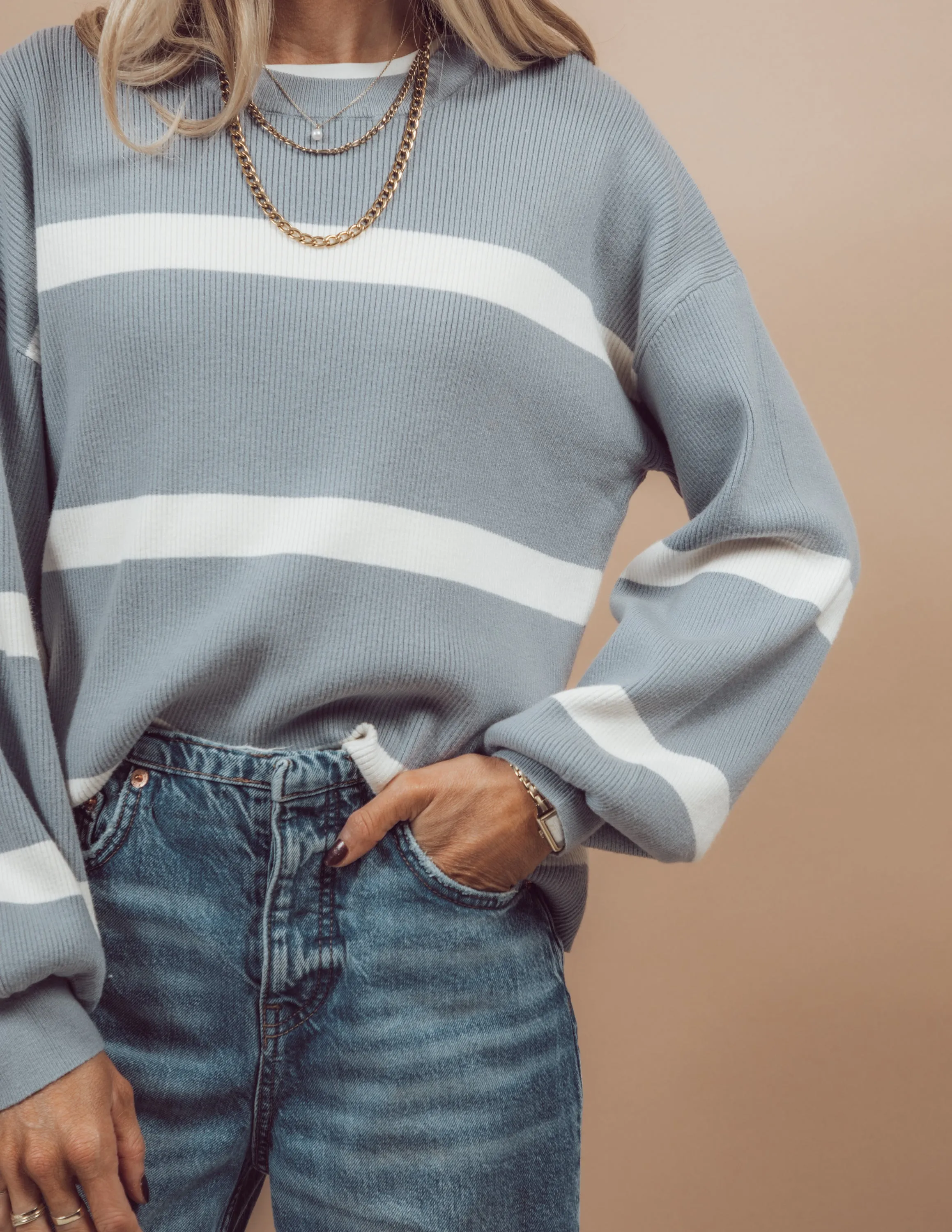 Addison Striped Pullover sold by Shop Stevie product image thumbnail 4