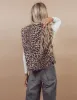 Leopard Padded Vest sold by Shop Stevie