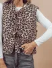Leopard Padded Vest sold by Shop Stevie