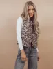 Leopard Padded Vest sold by Shop Stevie