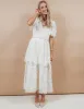Marta Scalloped Midi Dress sold by Shop Stevie
