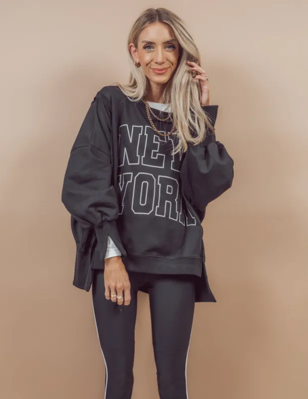New York Oversized Sweatshirt sold by Shop Stevie