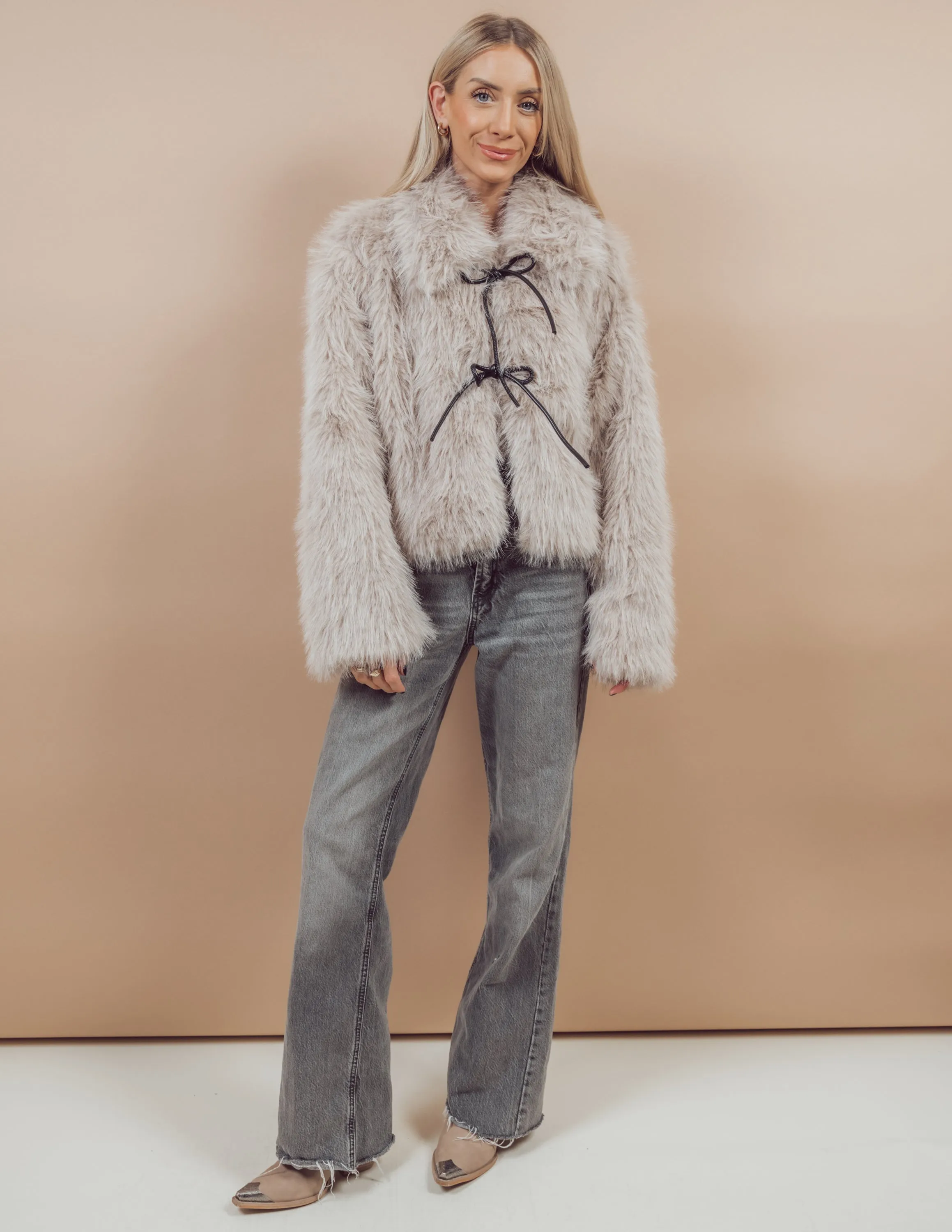 Lyla Faux Fur Jacket sold by Shop Stevie product image thumbnail 2