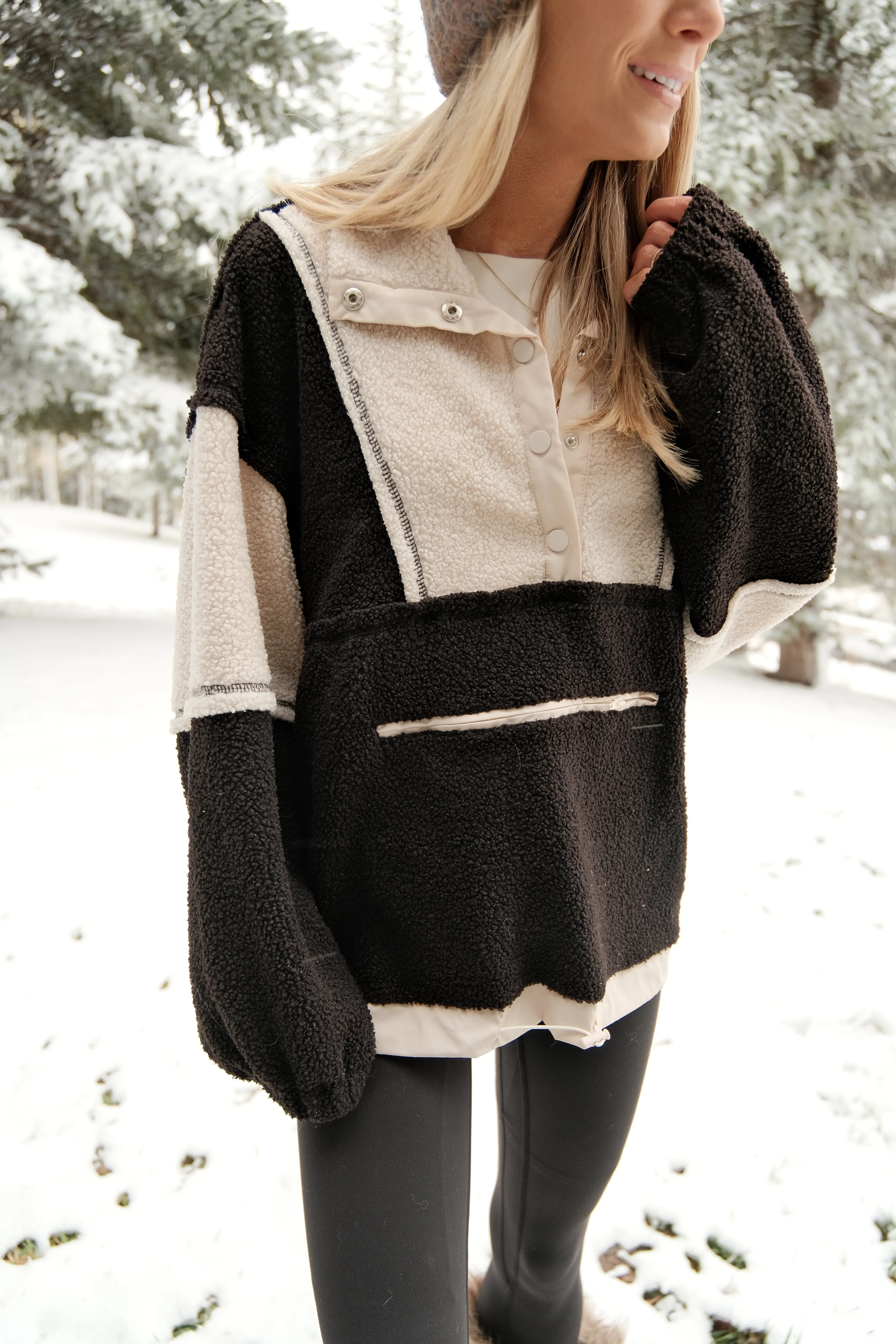 Pricilla Sherpa Pullover sold by Shop Stevie product image thumbnail 2