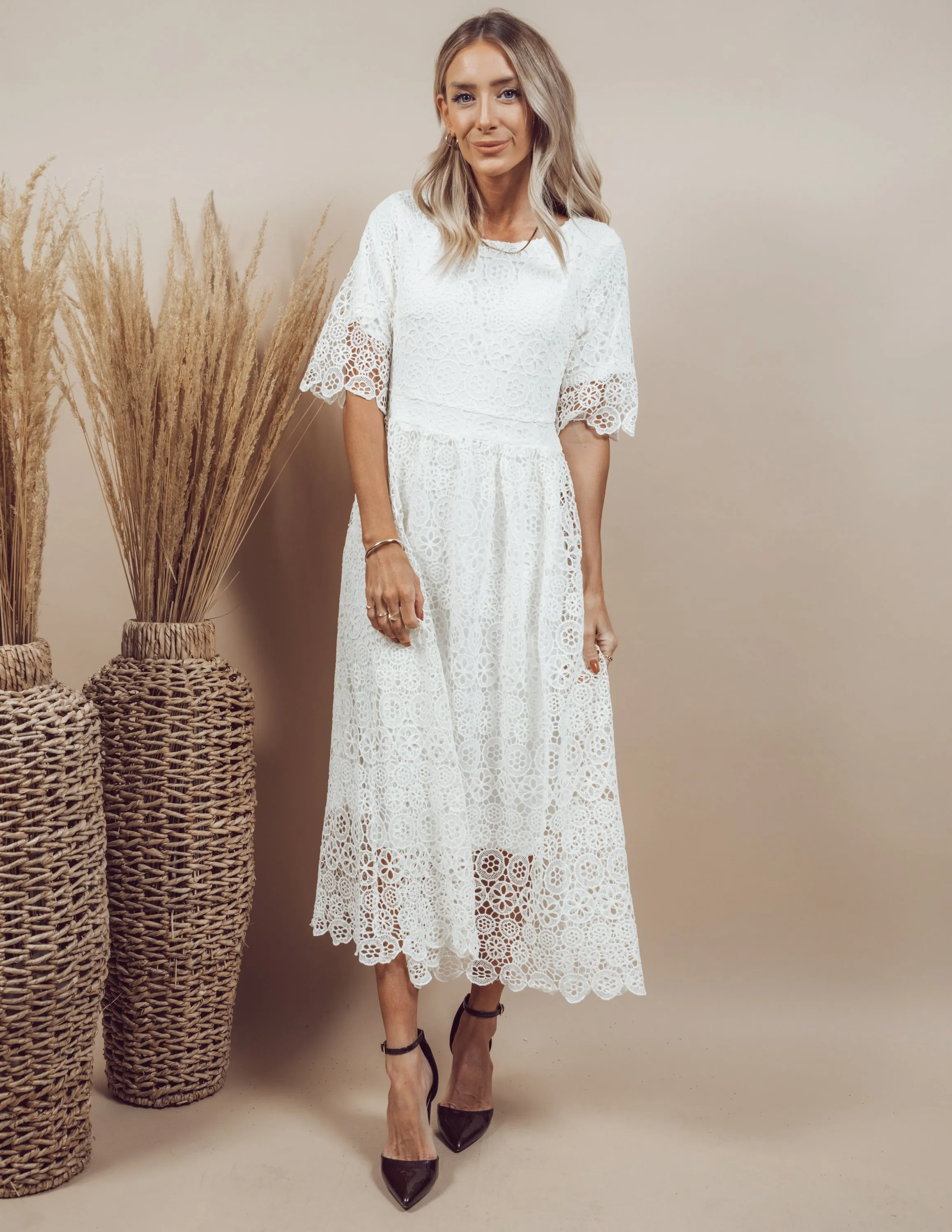 Chandra Lace Midi Dress sold by Shop Stevie product image thumbnail 2