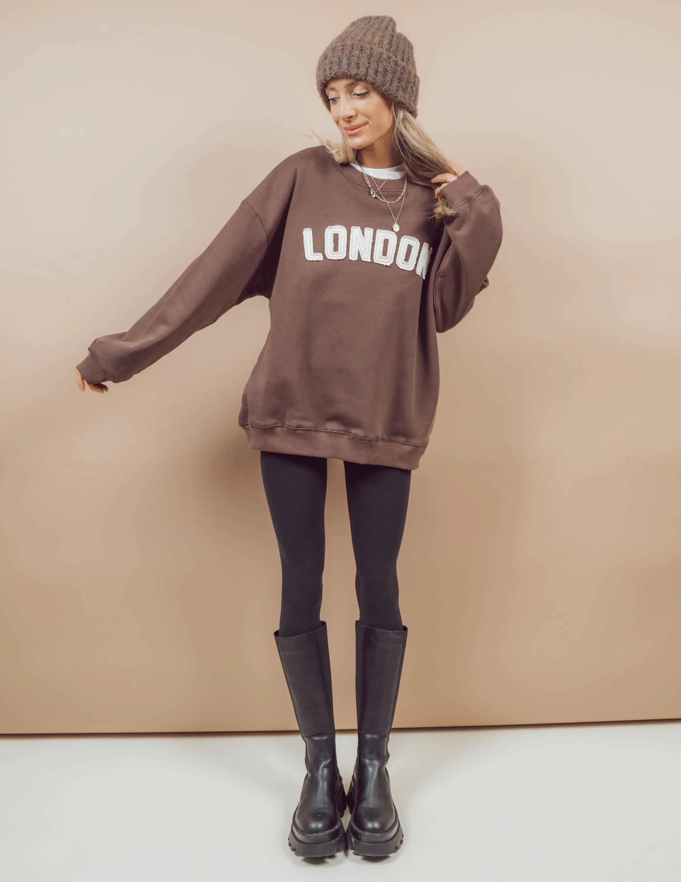 London Oversized Sweatshirt sold by Shop Stevie product image thumbnail 5