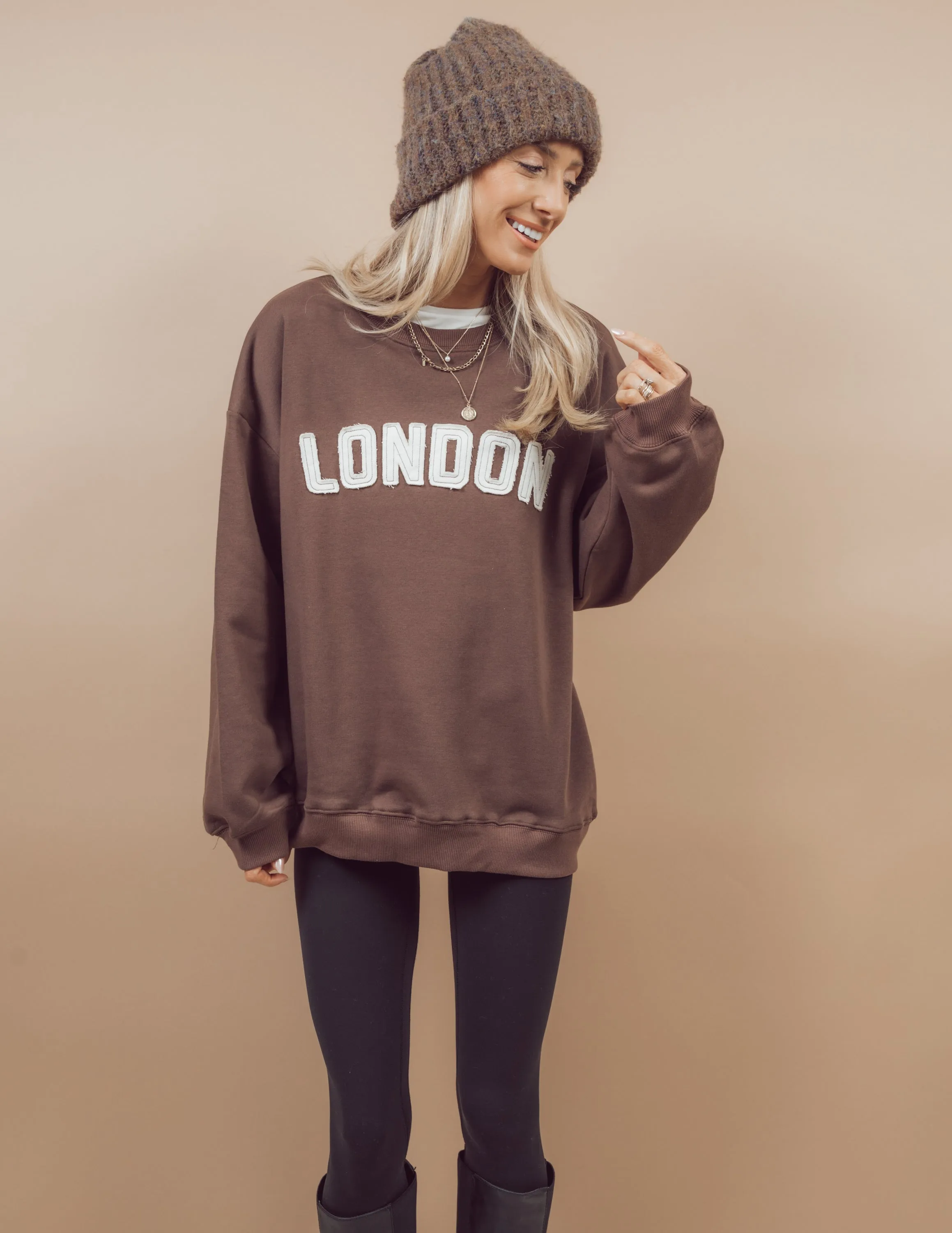 London Oversized Sweatshirt sold by Shop Stevie product image thumbnail 2