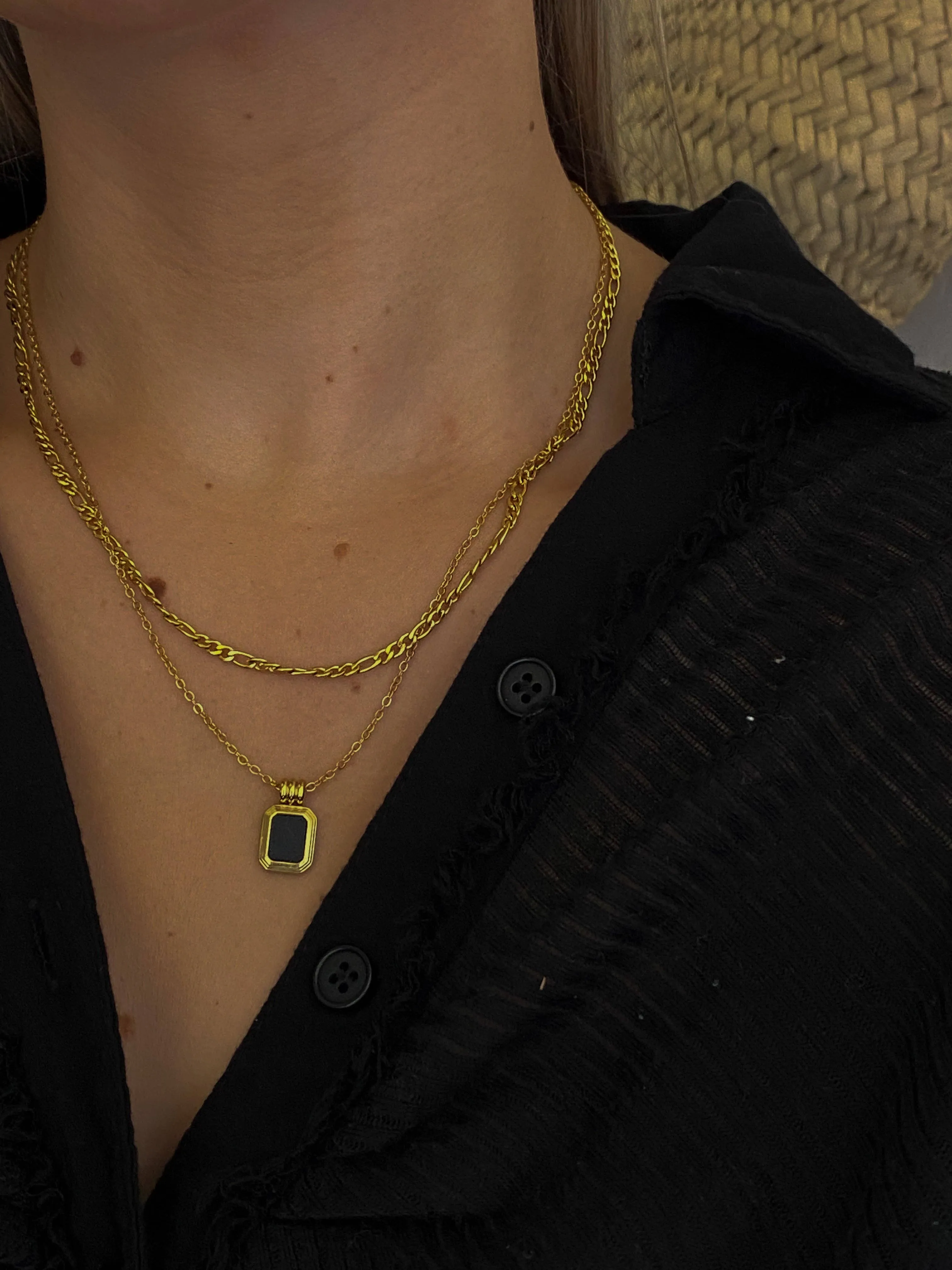 Charlotte Necklace Set in Black sold by Shop Stevie product image thumbnail 2