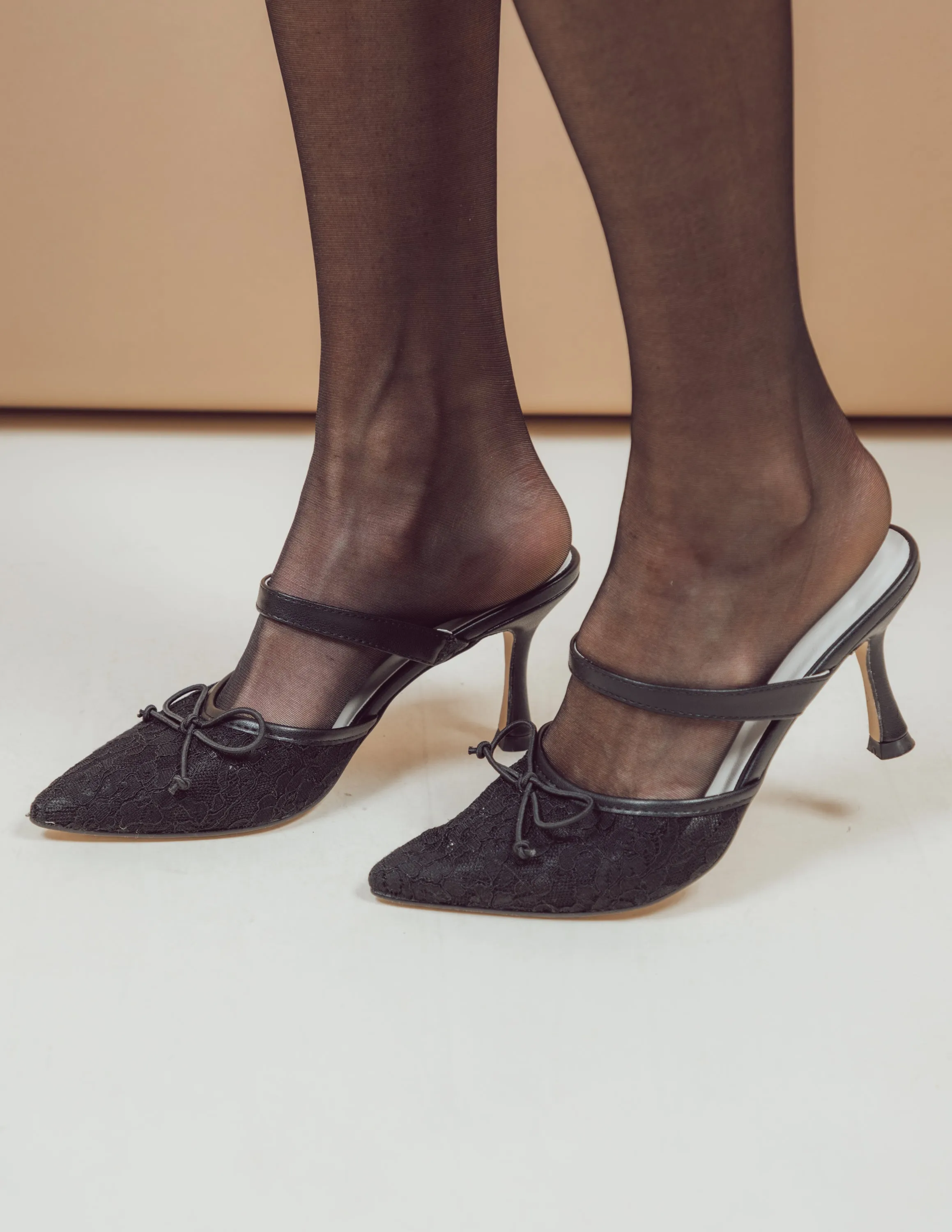 Mabel Lace Heels sold by Shop Stevie product image thumbnail 2