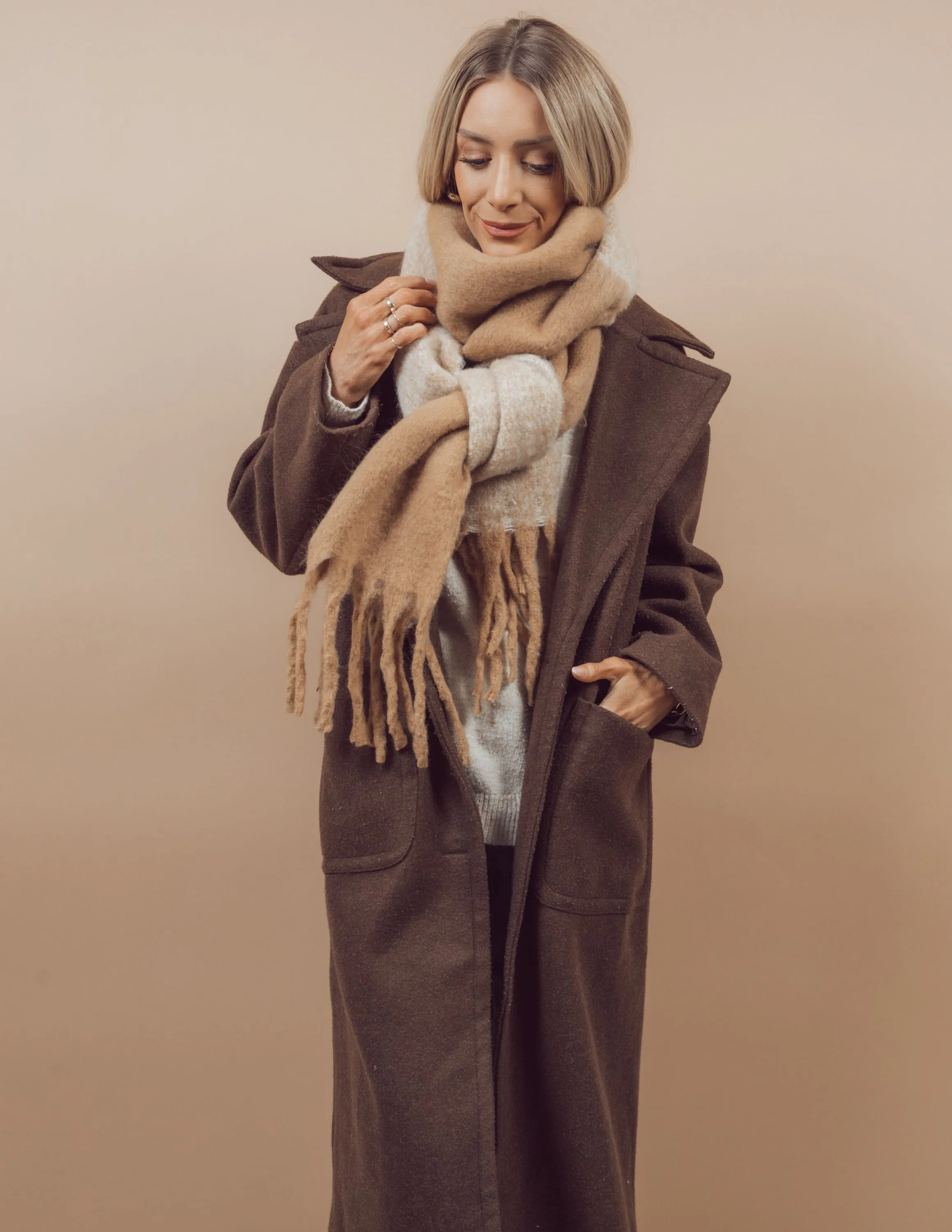 Winter Fringe Scarf sold by Shop Stevie product image thumbnail 3