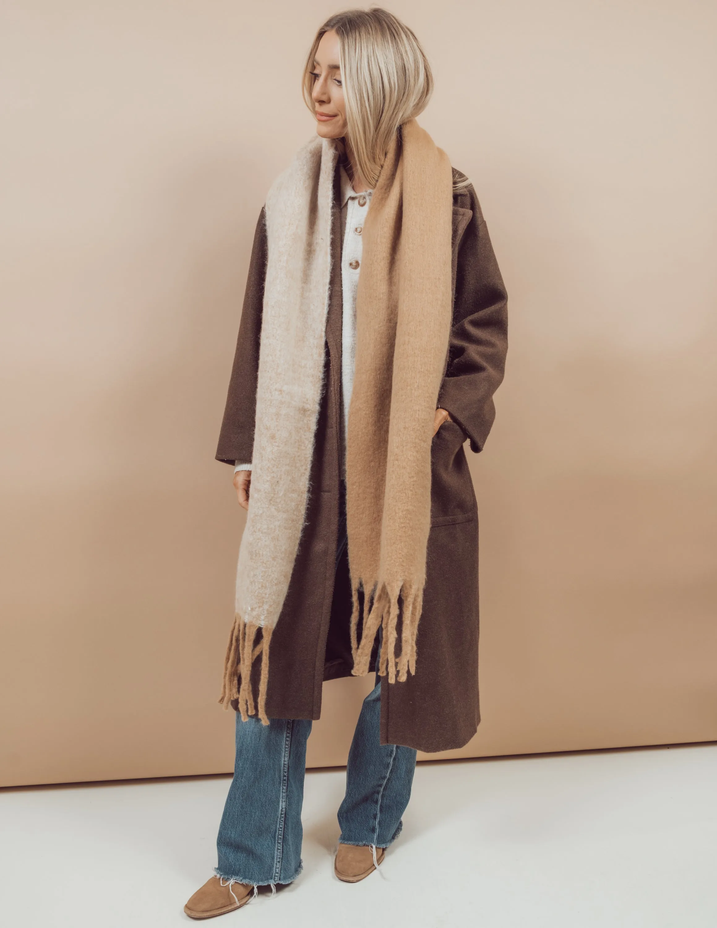 Winter Fringe Scarf sold by Shop Stevie product image thumbnail 5