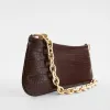 Crocodile Pattern Underarm Shoulder Bag sold by Shop Stevie