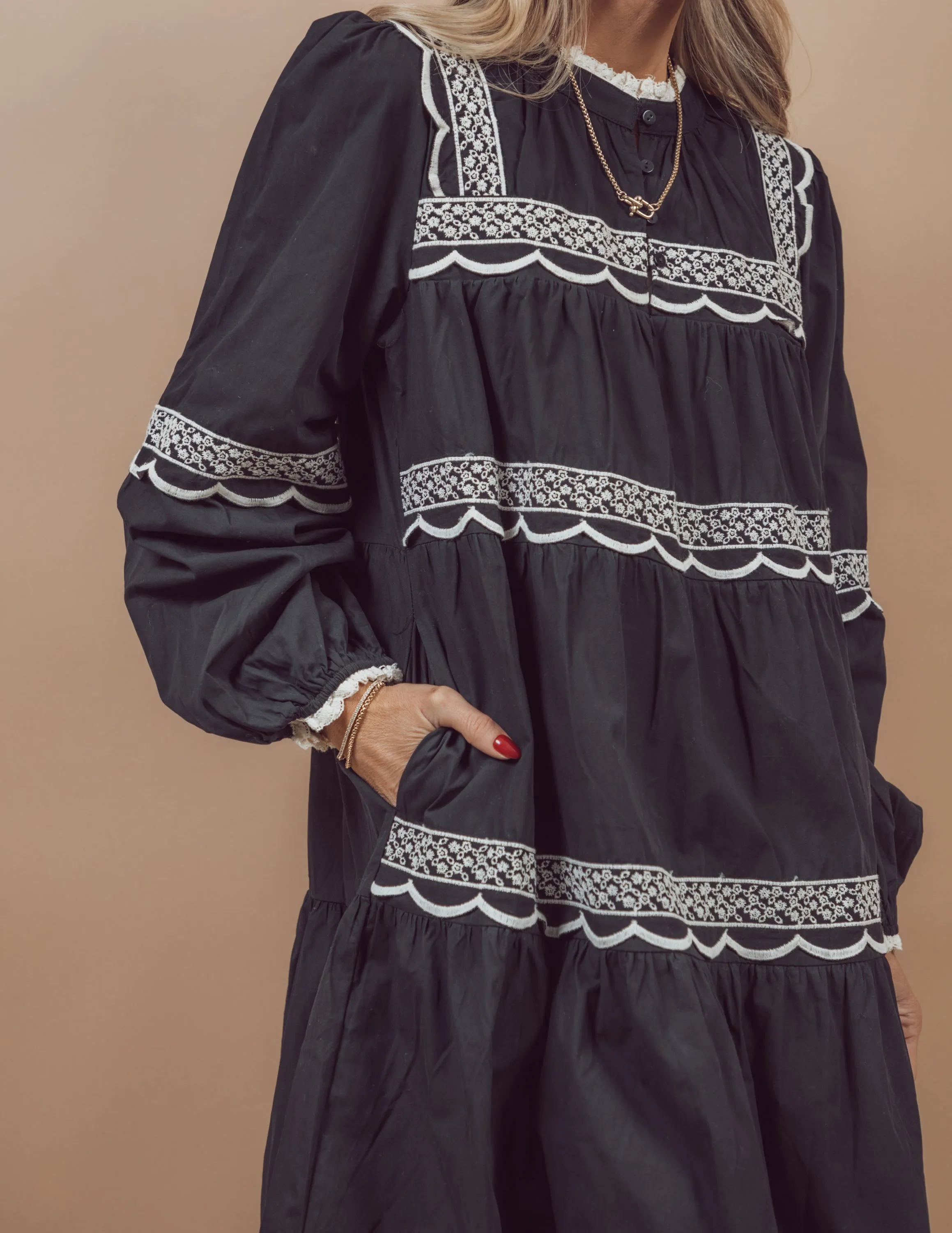 Claudia Tiered Dress sold by Shop Stevie product image thumbnail 4