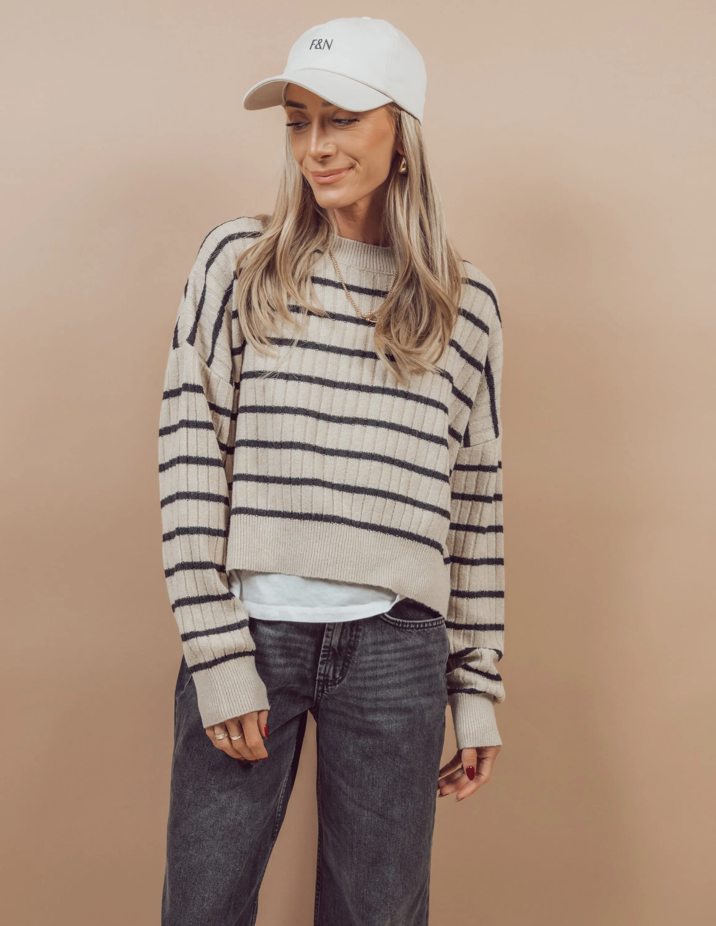 Malia Striped Sweater sold by Shop Stevie product image thumbnail 2