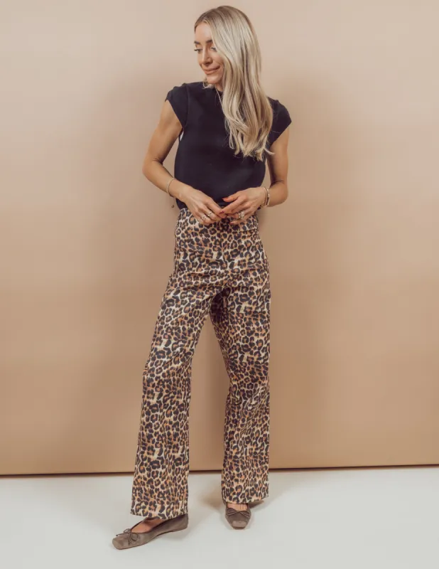 Cheetah Wide Leg Pants sold by Shop Stevie