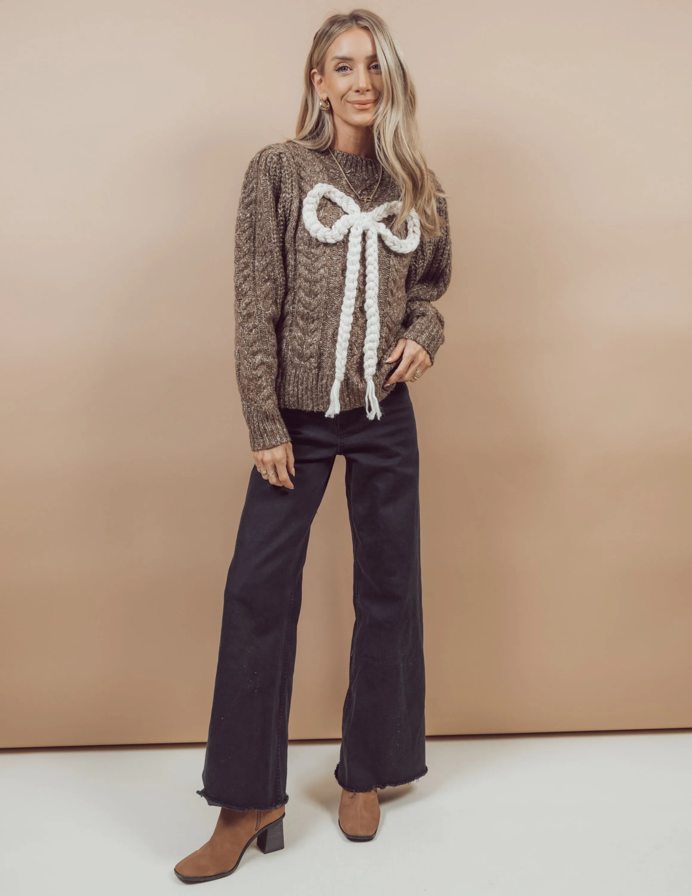 Lucia Cable Knit Sweater sold by Shop Stevie product image thumbnail 5