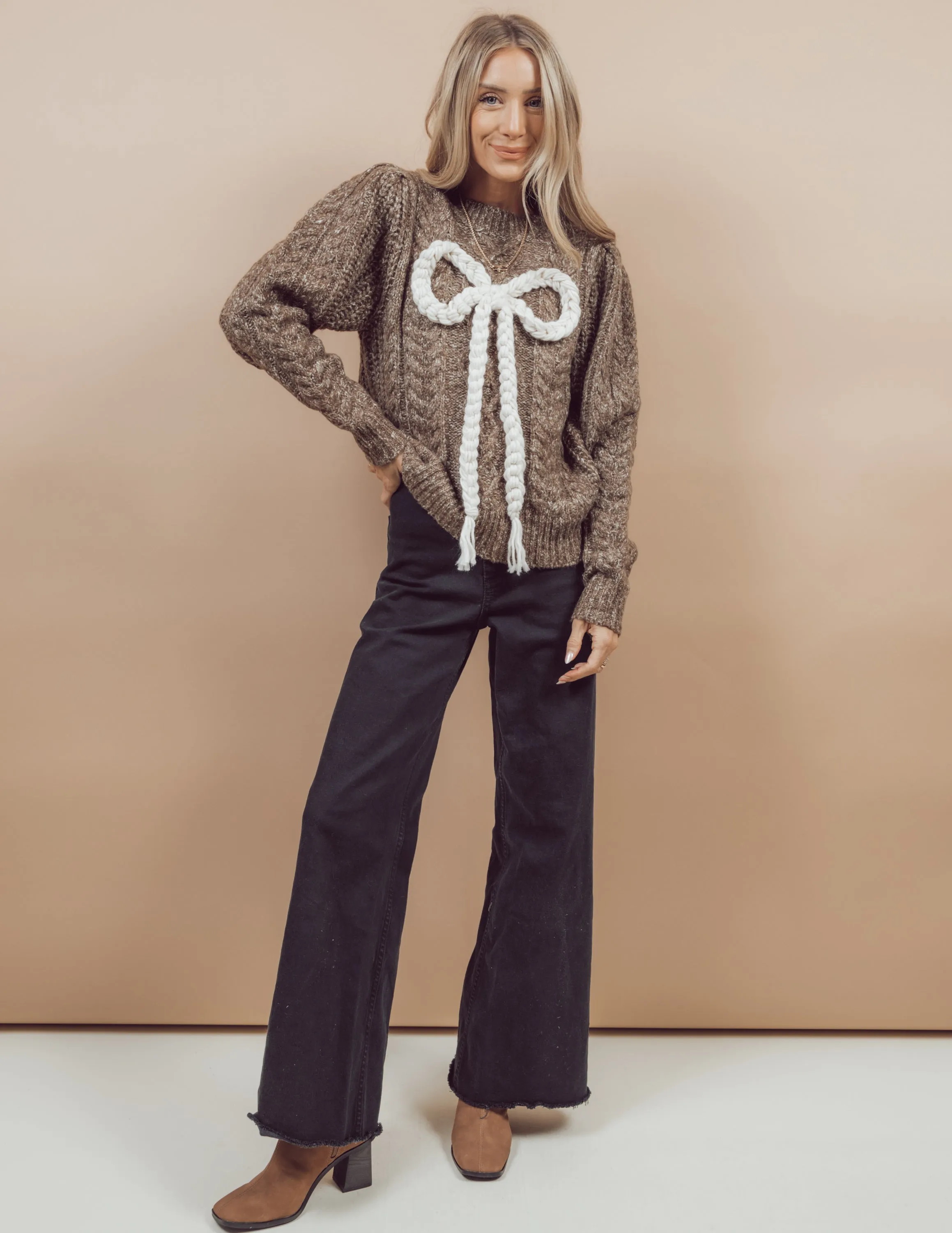 Lucia Cable Knit Sweater sold by Shop Stevie product image thumbnail 2