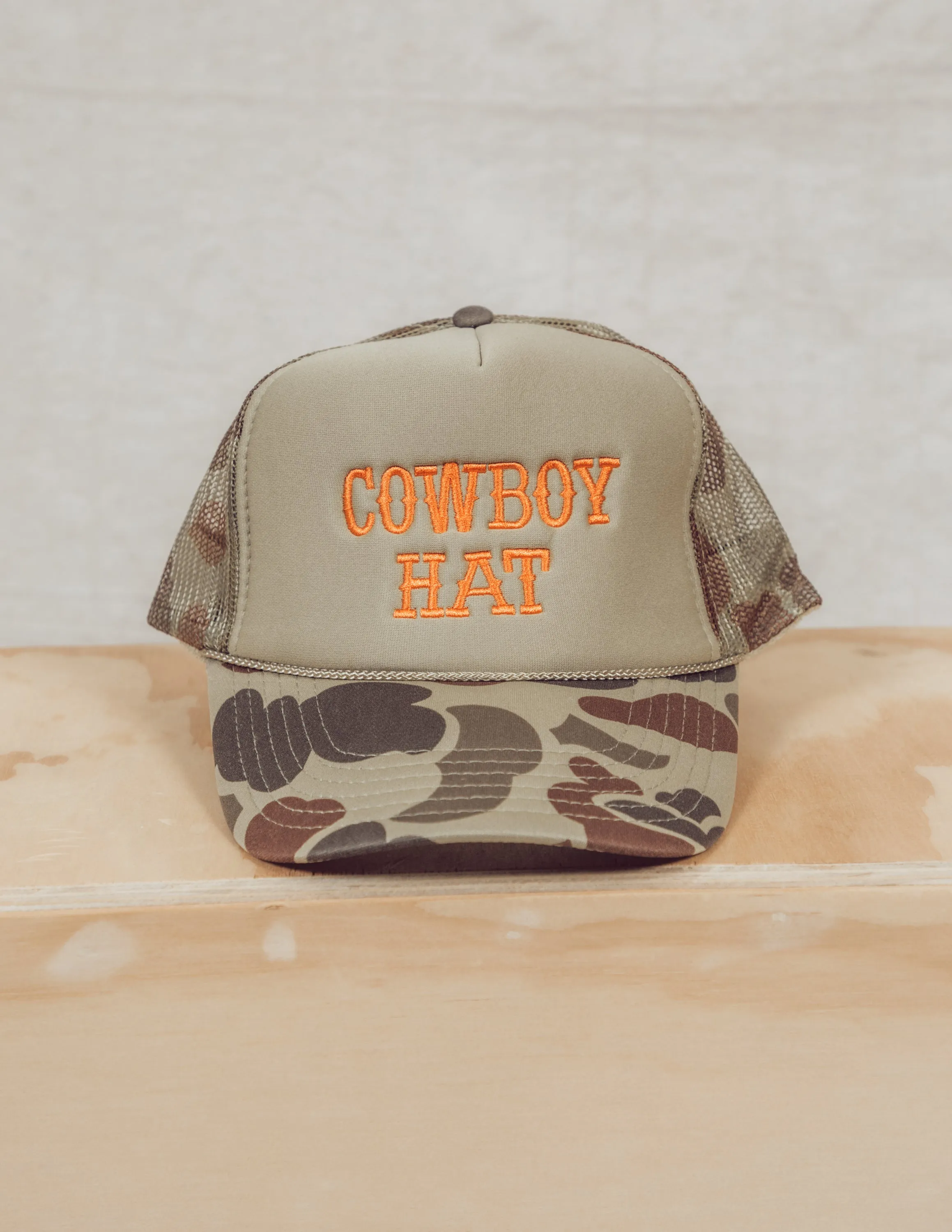 "Cowboy Hat" Embroidered Trucker Hat sold by Shop Stevie product image thumbnail 2