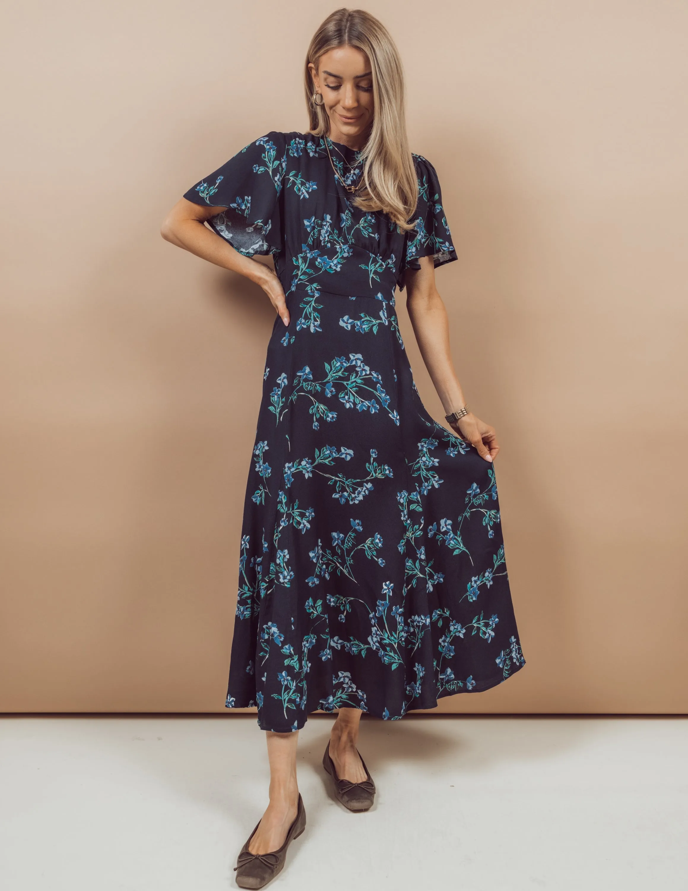 Kate Floral Dress sold by Shop Stevie product image thumbnail 5
