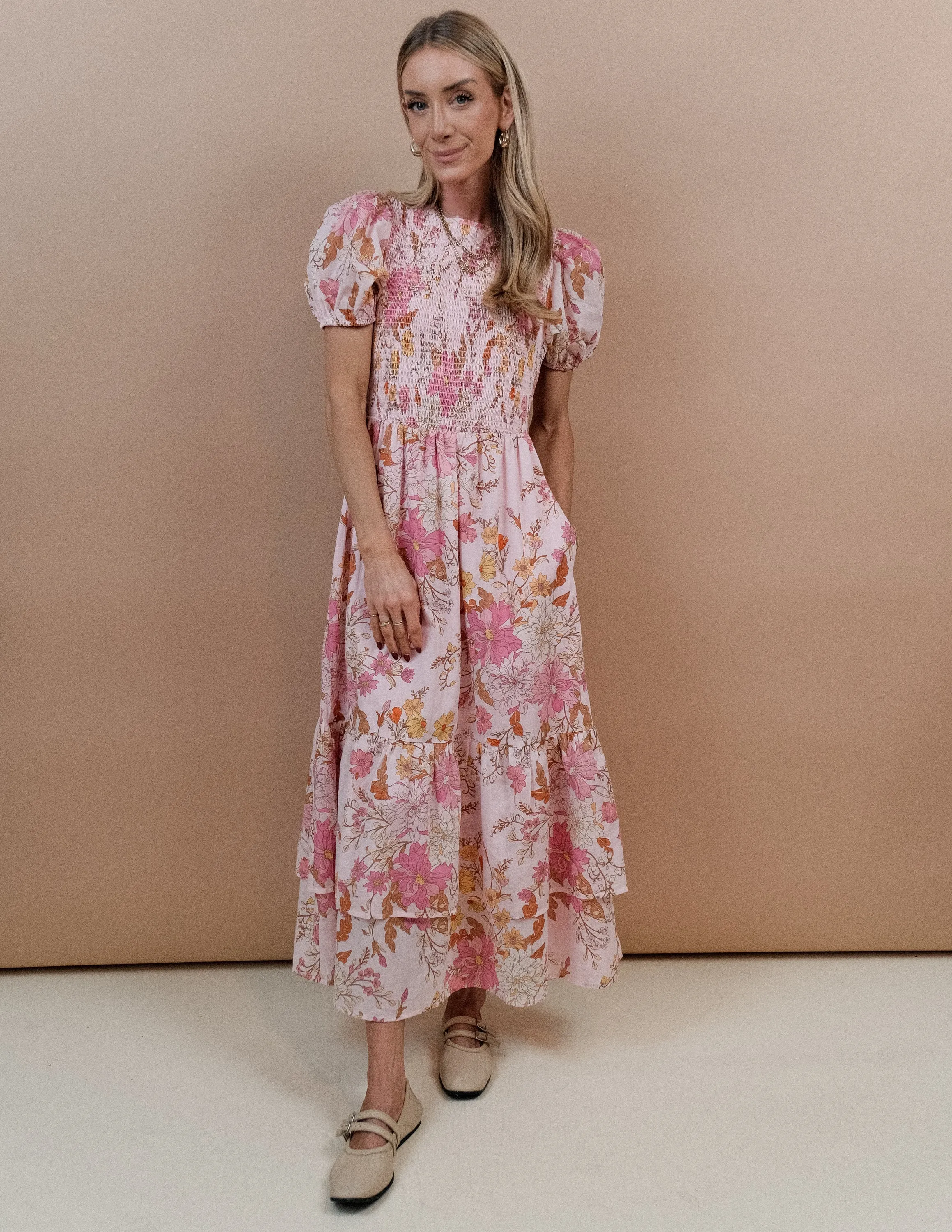 Solanda Floral Midi Dress sold by Shop Stevie product image thumbnail 5