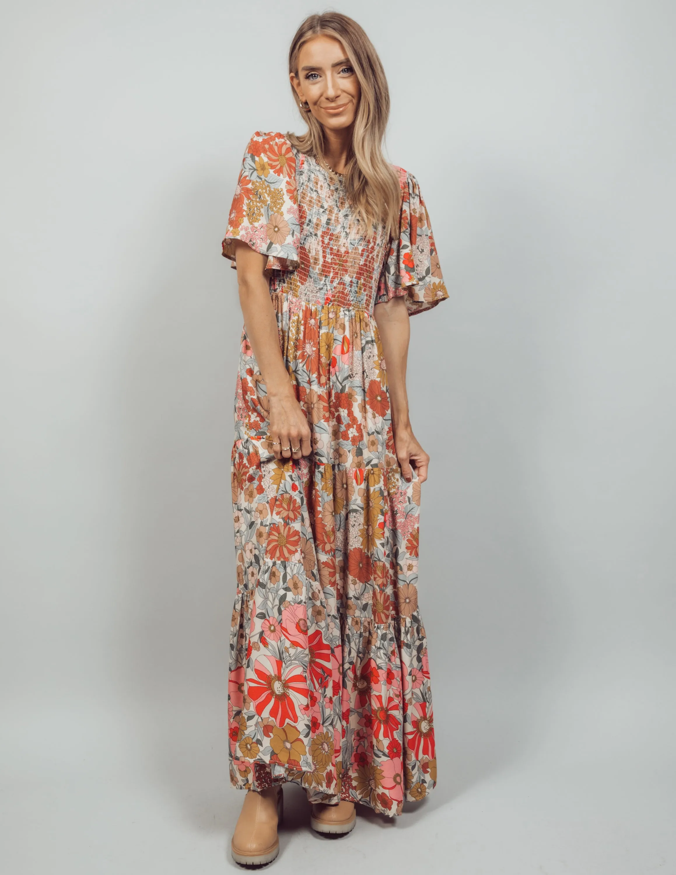 Florence Floral Dress sold by Shop Stevie product image thumbnail 2