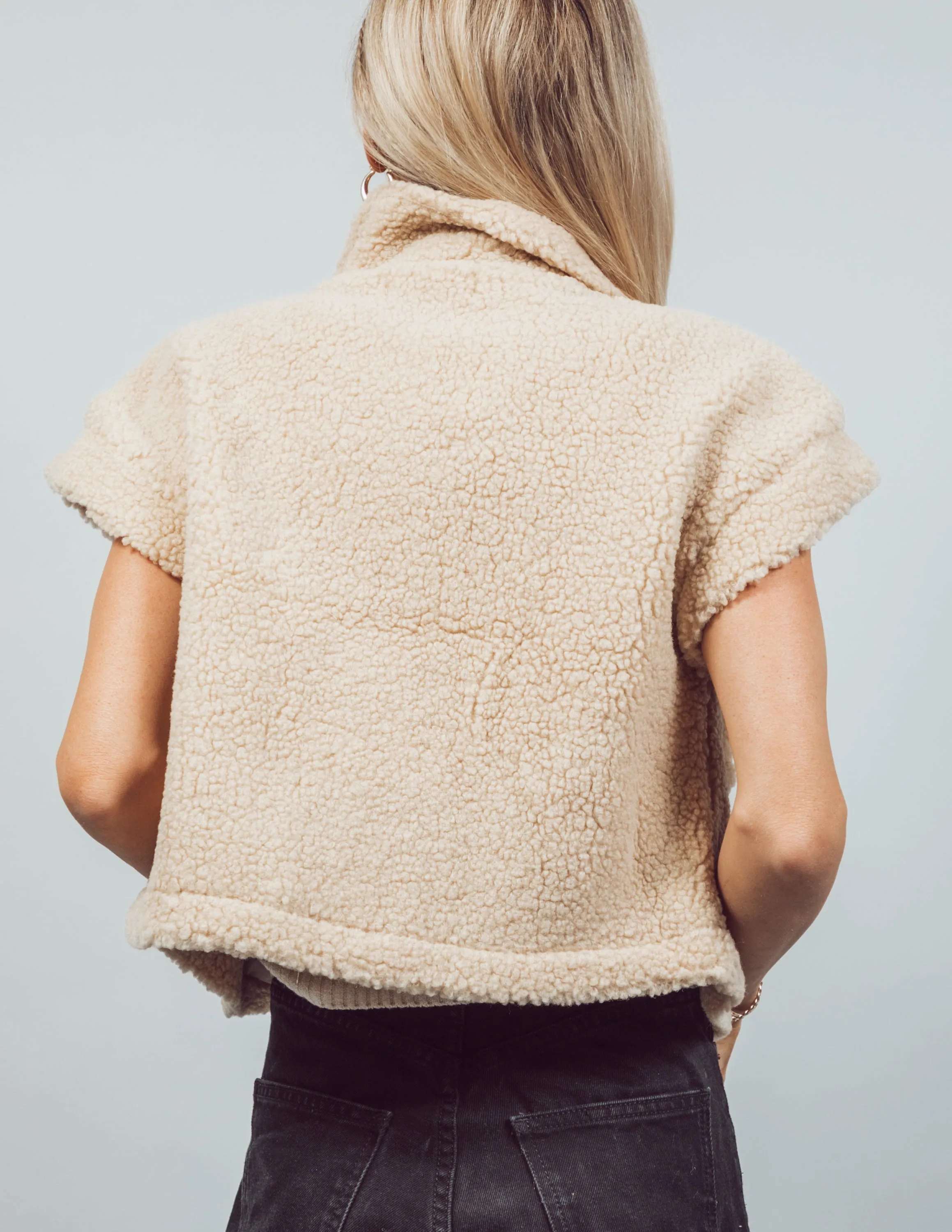 Cordelia Sherpa Vest sold by Shop Stevie product image thumbnail 4