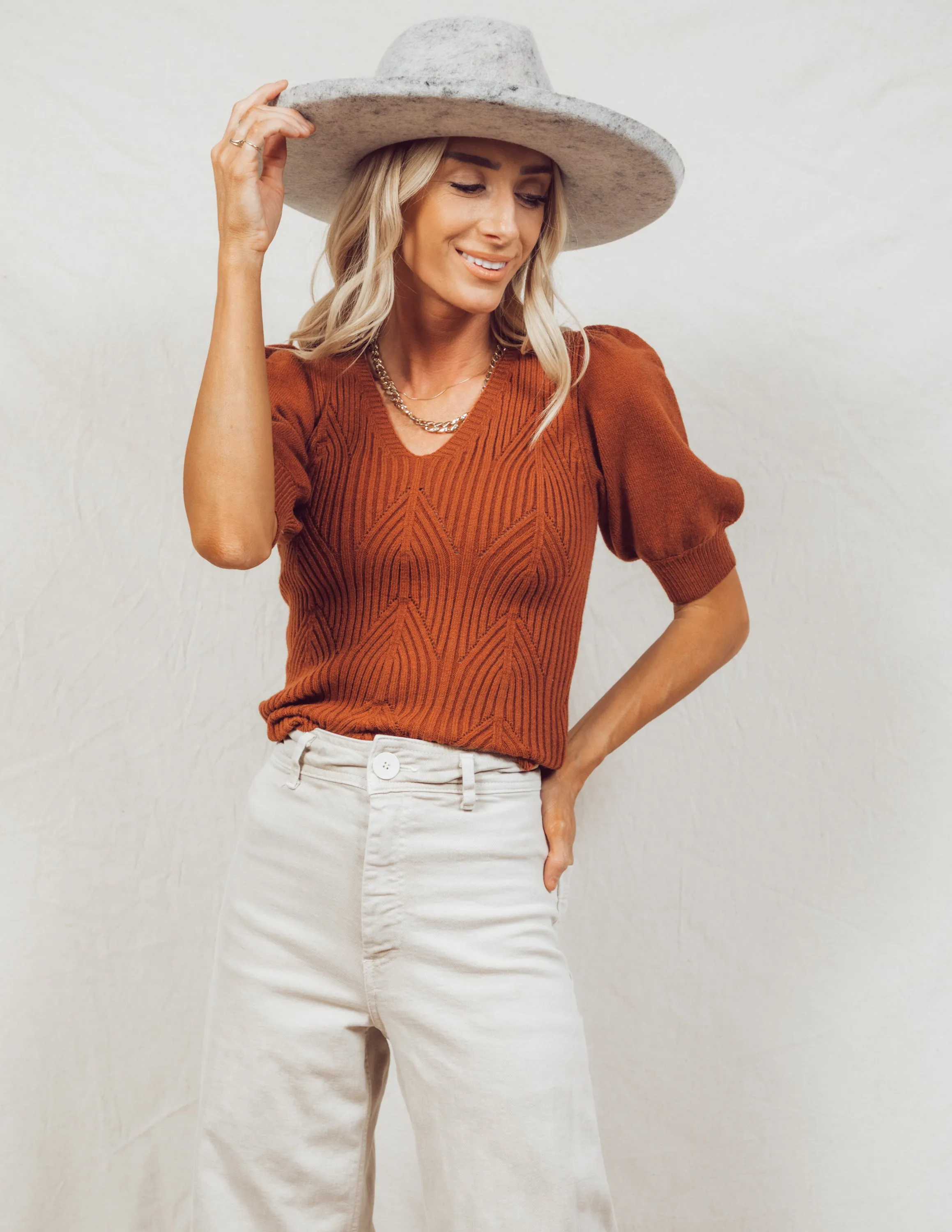 Geometric Ribbed Sweater sold by Shop Stevie product image thumbnail 4