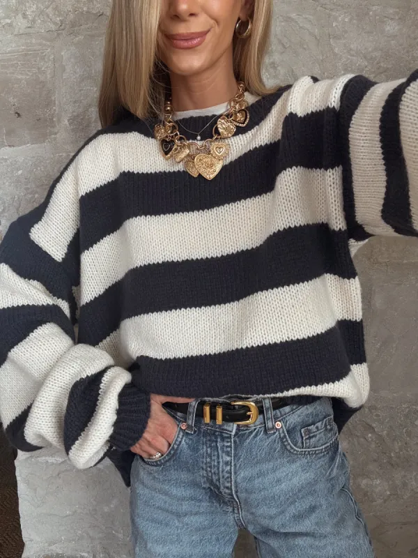 Rugby Striped Sweater sold by Shop Stevie