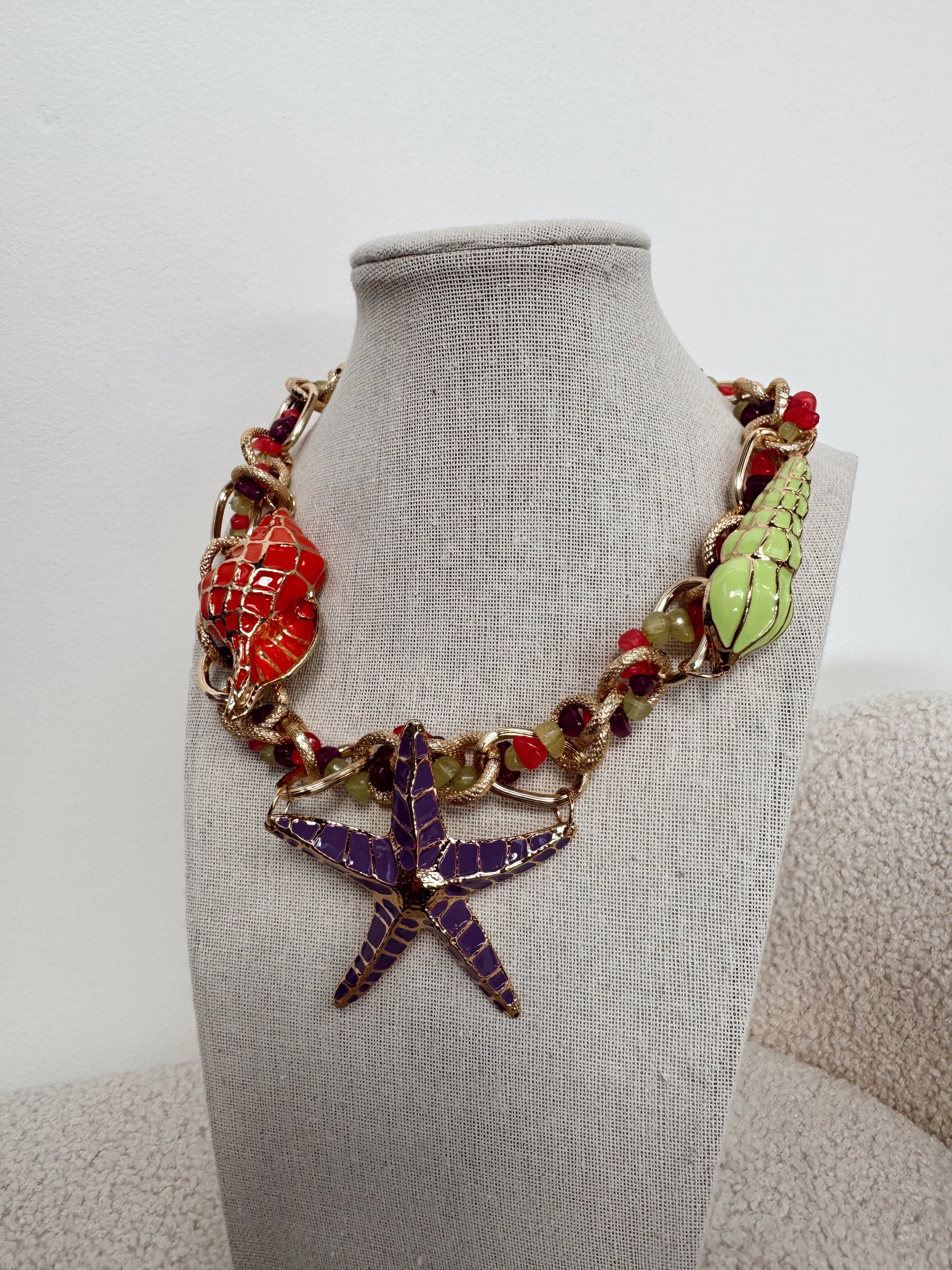 Starfish Shell Choker Necklace sold by Shop Stevie