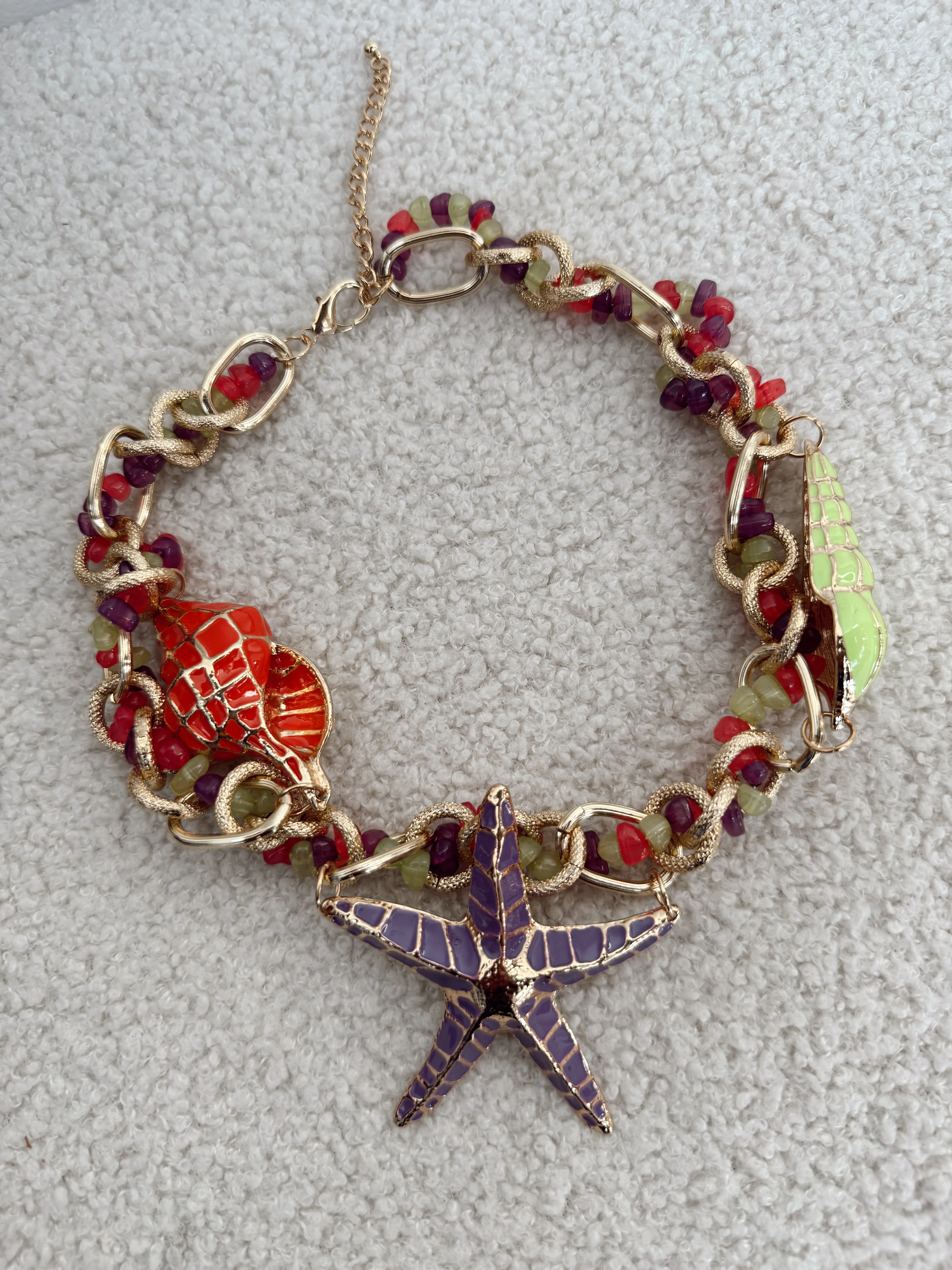 Starfish Shell Choker Necklace sold by Shop Stevie product image thumbnail 2