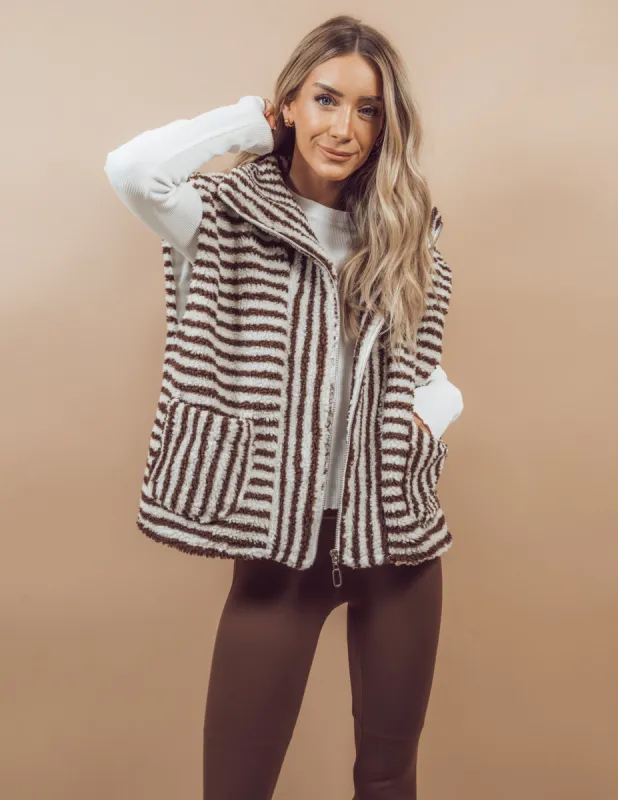 Luisa Striped Vest sold by Shop Stevie